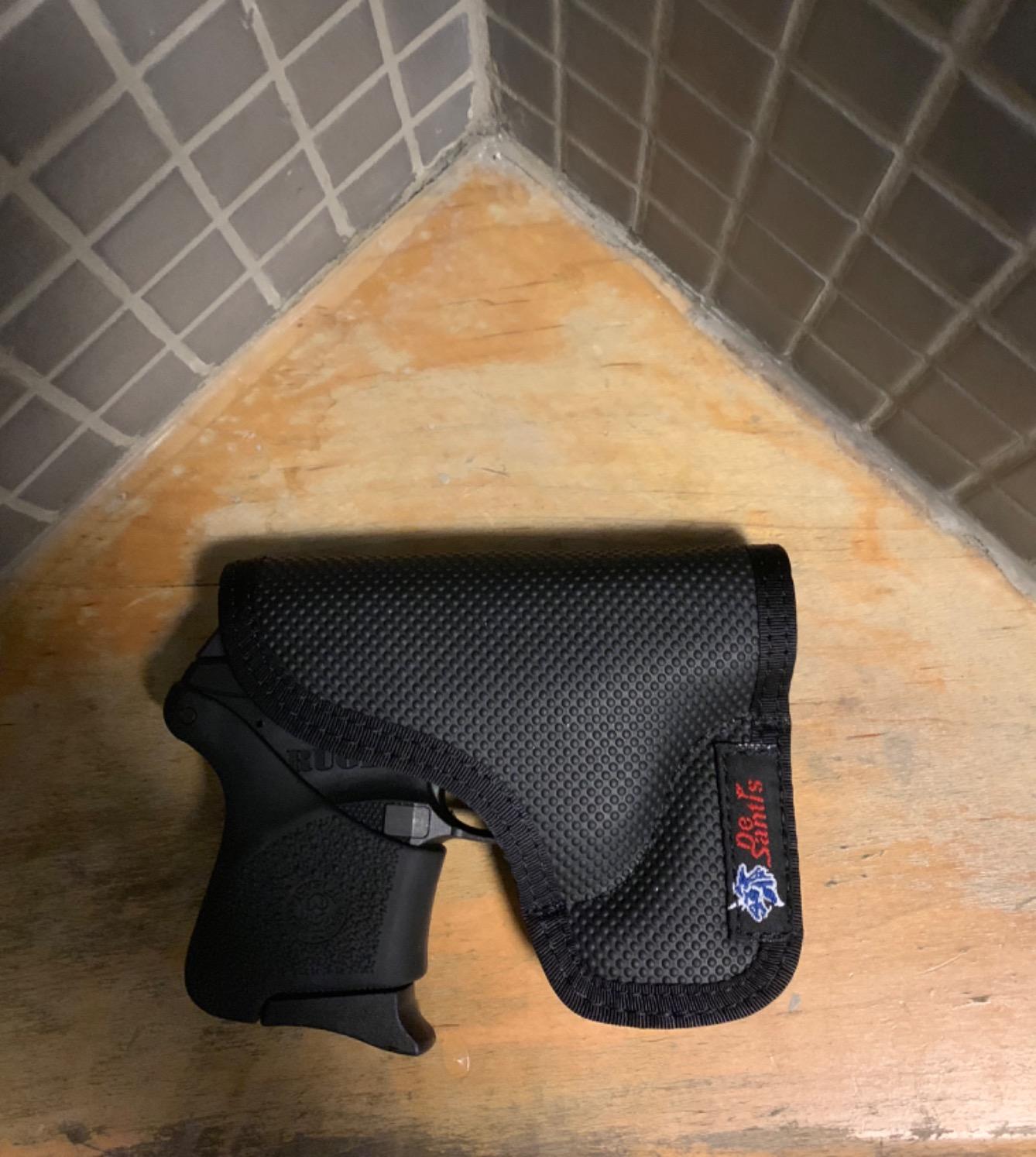 DeSantis Nemesis - Gun Pocket Holsters for Concealed Carry, Concealed Pocket Holster for Pistols, Revolvers, Soft, Designed for Comfort & Discreet Carry, Ambidextrous customer photo 2