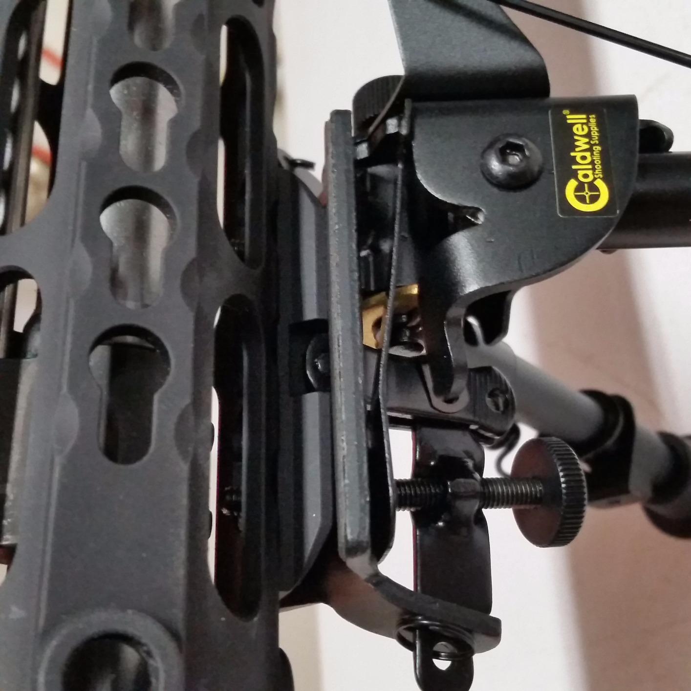 Caldwell XLA Pivot Bipod with Adjustable Notched Legs, Slim Folding Design customer photo 2