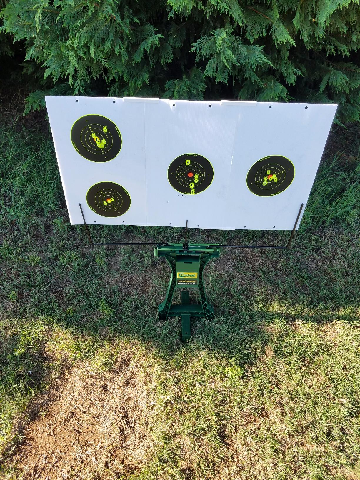 Caldwell Ultimate Target Stand with Compact Design for Shooting, Sighting in and Range Practice with Replacement Backers (Sold Separately) customer photo 1