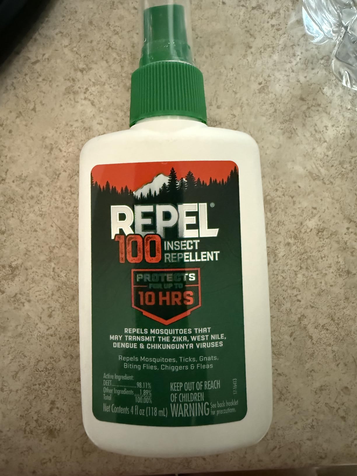 Repel 100 Mosquito & Insect Repellent 4 Oz, 98% DEET | Repels Mosquitoes, Ticks, Gnats, Biting Flies, Chiggers & Fleas, Lasts Up To 10 Hours, Compact Bug Spray For Outdoor Travel customer photo 1