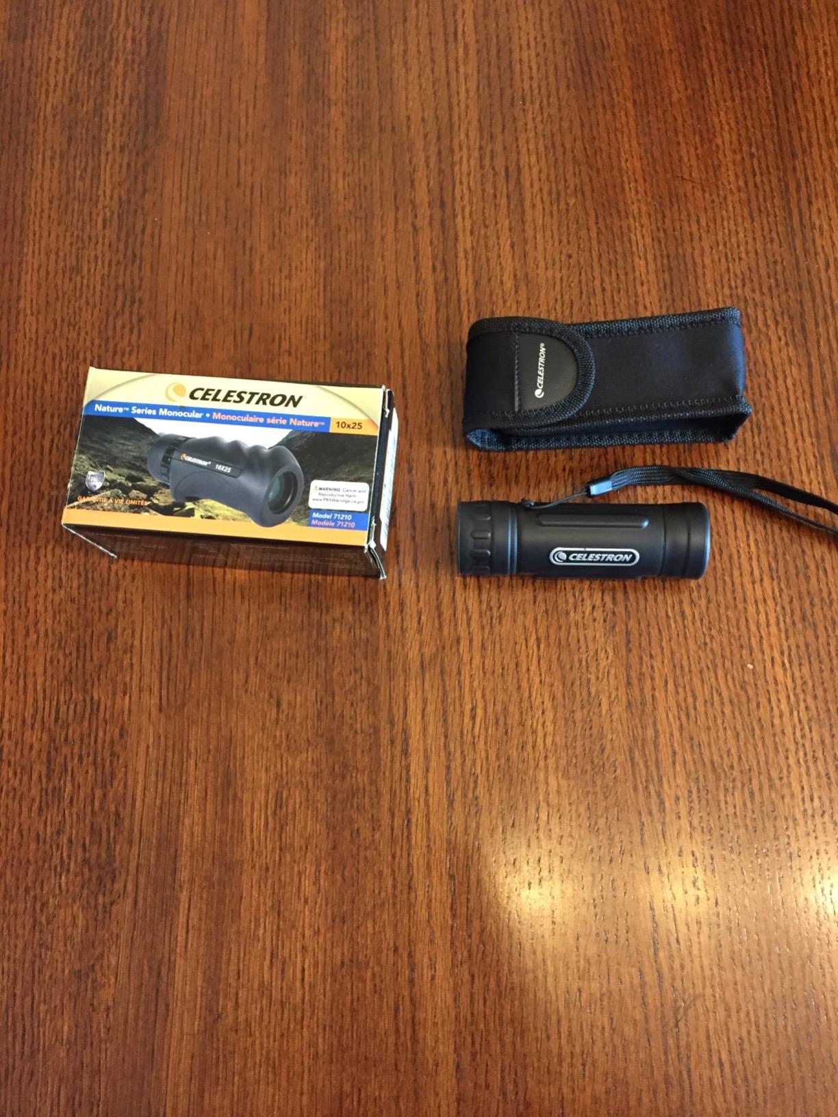 Celestron Nature 10x25 Monocular for Hiking and Wildlife Viewing | Pocket Sized, Multi-Coated Optics, BaK-4 Prism, Waterproof & Fogproof customer photo 2
