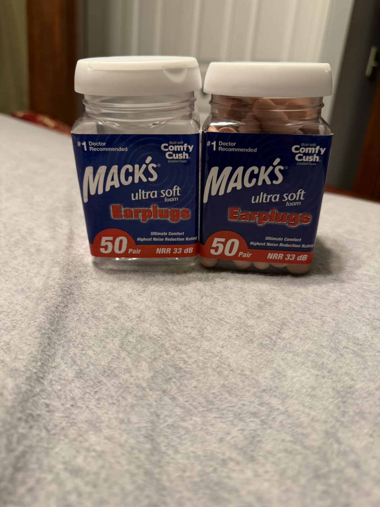 Mack's Ultra Soft Foam Earplugs, 50 Pair - 33dB Highest NRR | Made in USA customer photo 2