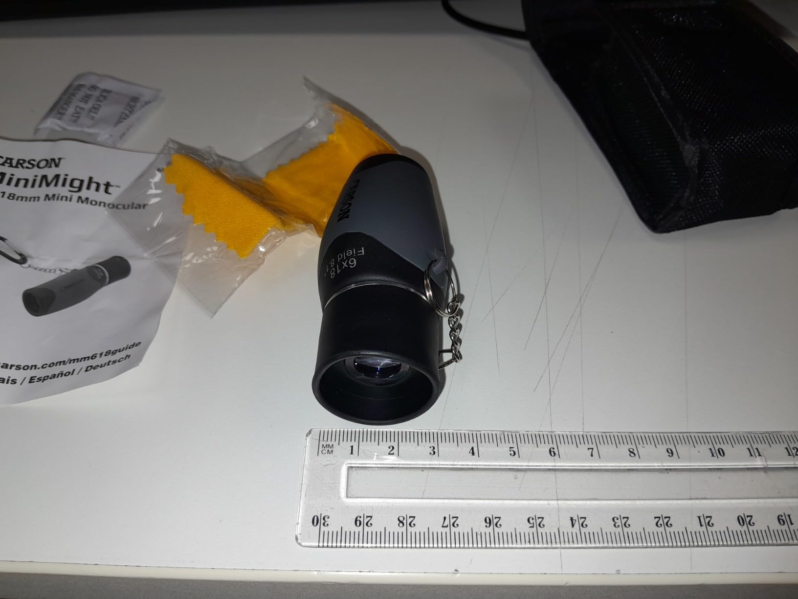 Carson MiniMight 6x18mm Pocket Monocular with Carabiner Clip (MM-618) customer photo 1