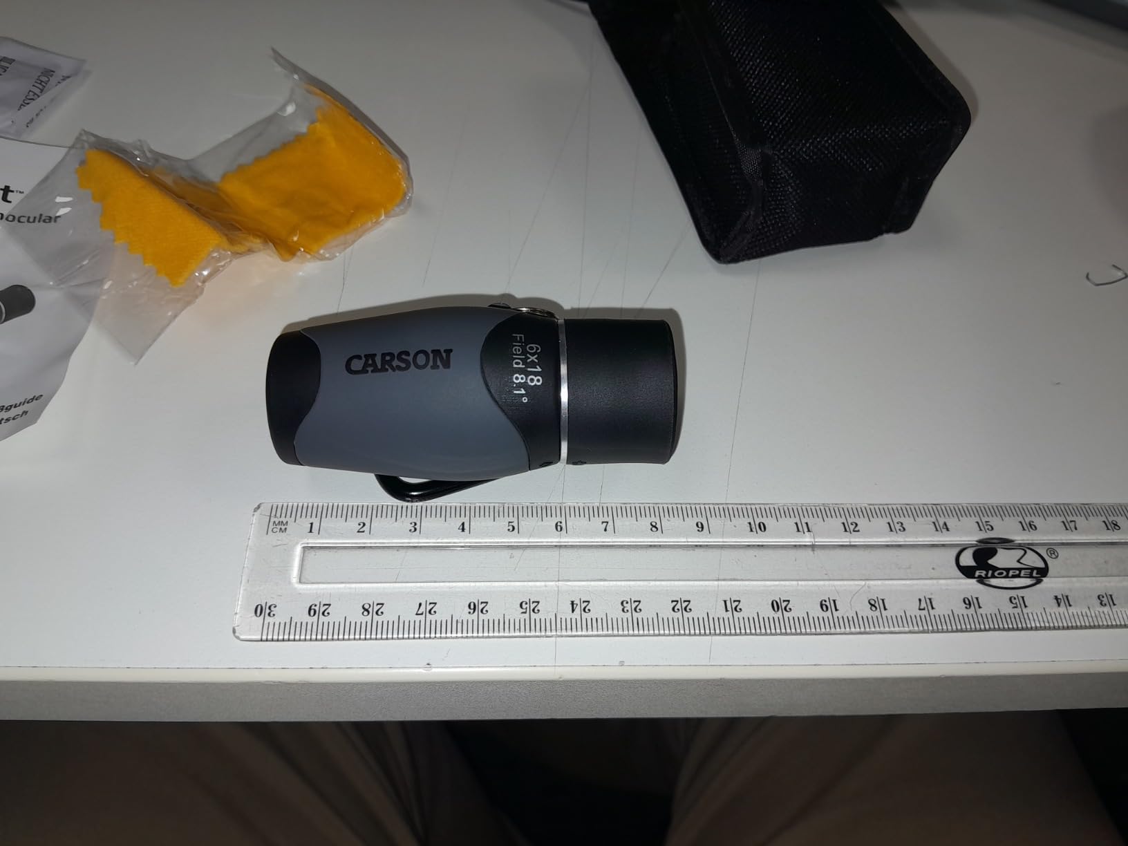 Carson MiniMight 6x18mm Pocket Monocular with Carabiner Clip (MM-618) customer photo 2