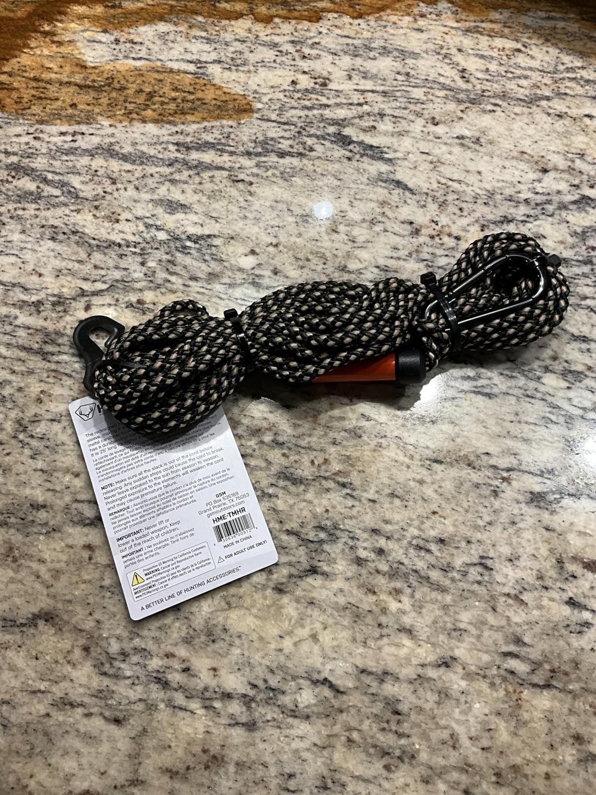 HME Maxx Hoist Rope (25 FT) - Reliable Sturdy Adjustable Easy-to-Install Hunting Gear Lift System with Highly Reflective Band customer photo 1