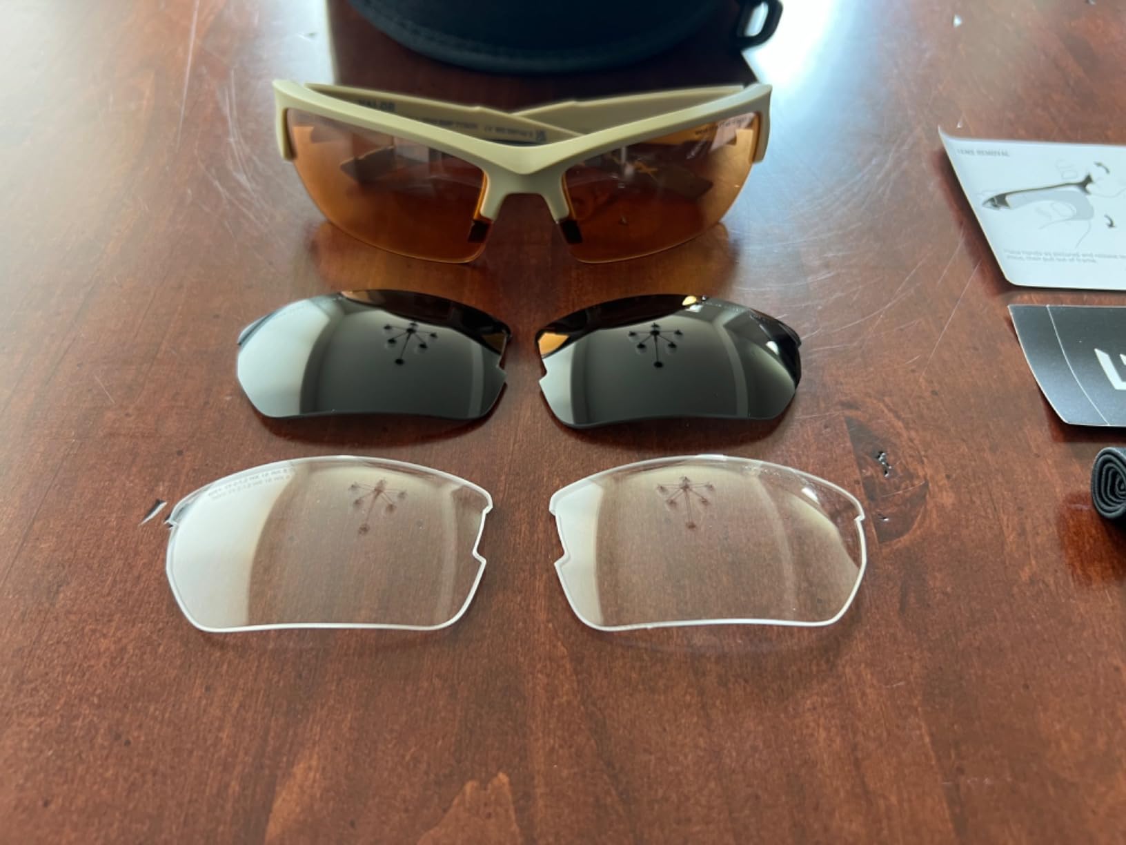 Wiley X WX Valor Tactical Sunglasses, Safety Glasses UV Eye Protection customer photo 1