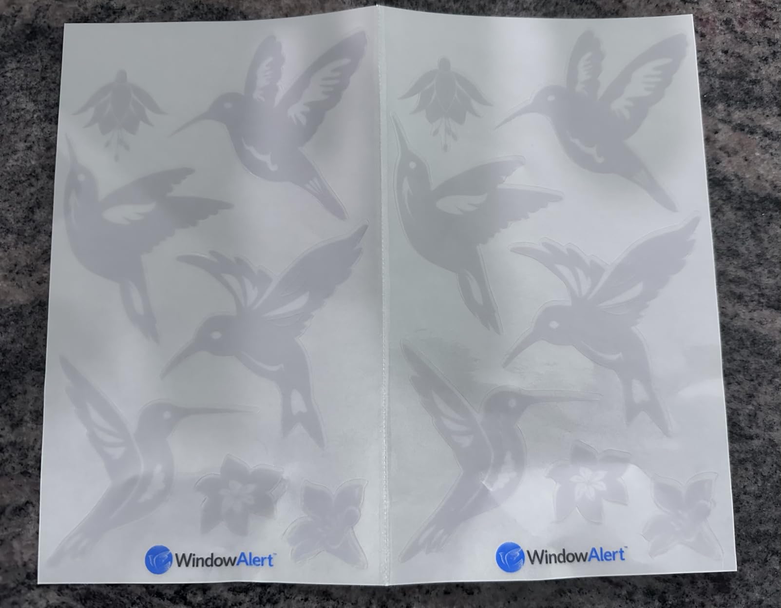 WindowAlert Leaf Medley Anti-Collision Decal - UV-Reflective Window Decal to Protect Wild Birds from Glass Collisions - Made in The USA customer photo 2