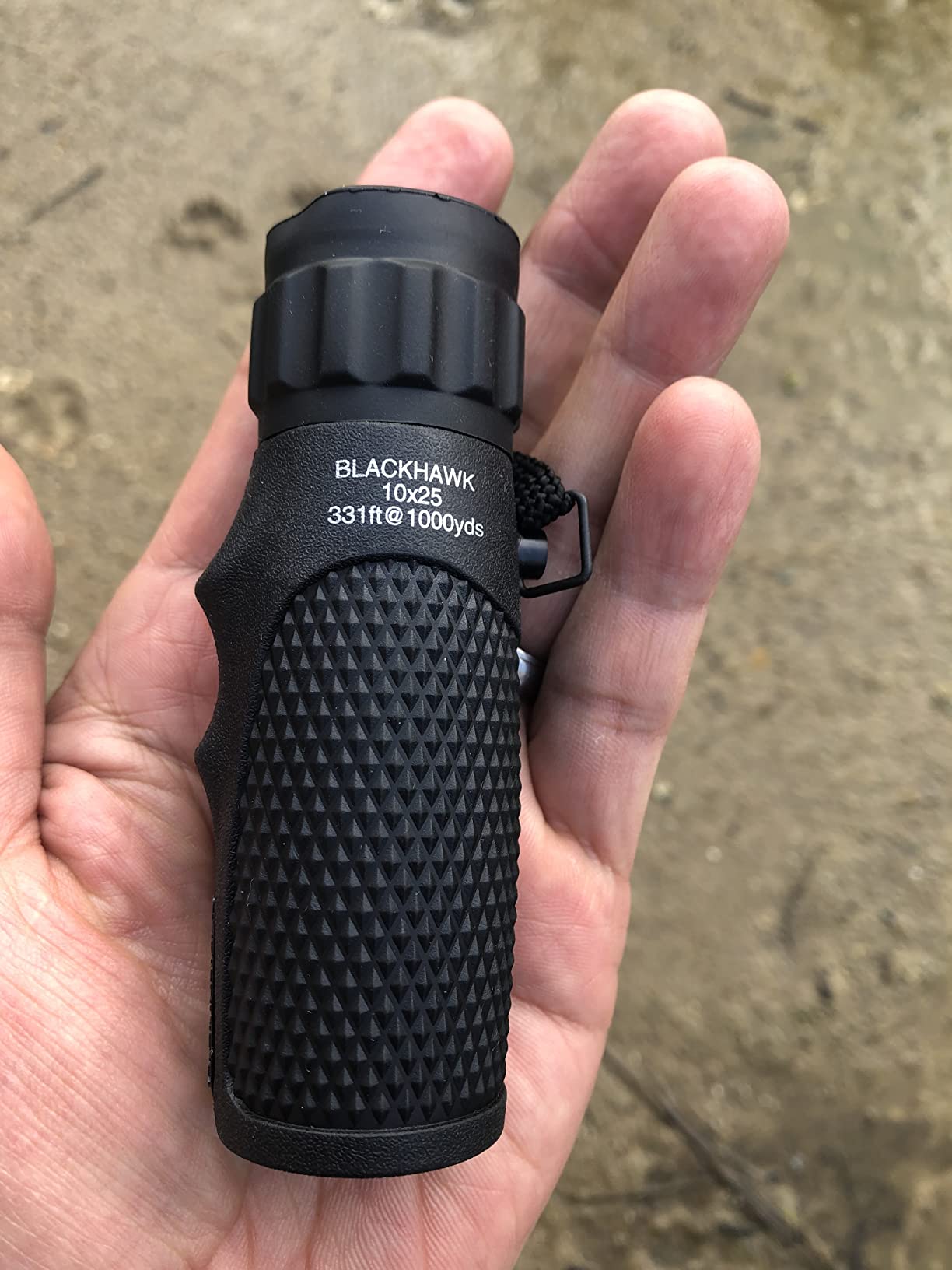 Barska Blackhawk Waterproof Monocular - Compact, Fogproof, Multi-Coated Optics, Slip-Resistant Grip for Birding, Hiking, Sports, Concerts & Outdoor Use customer photo 1