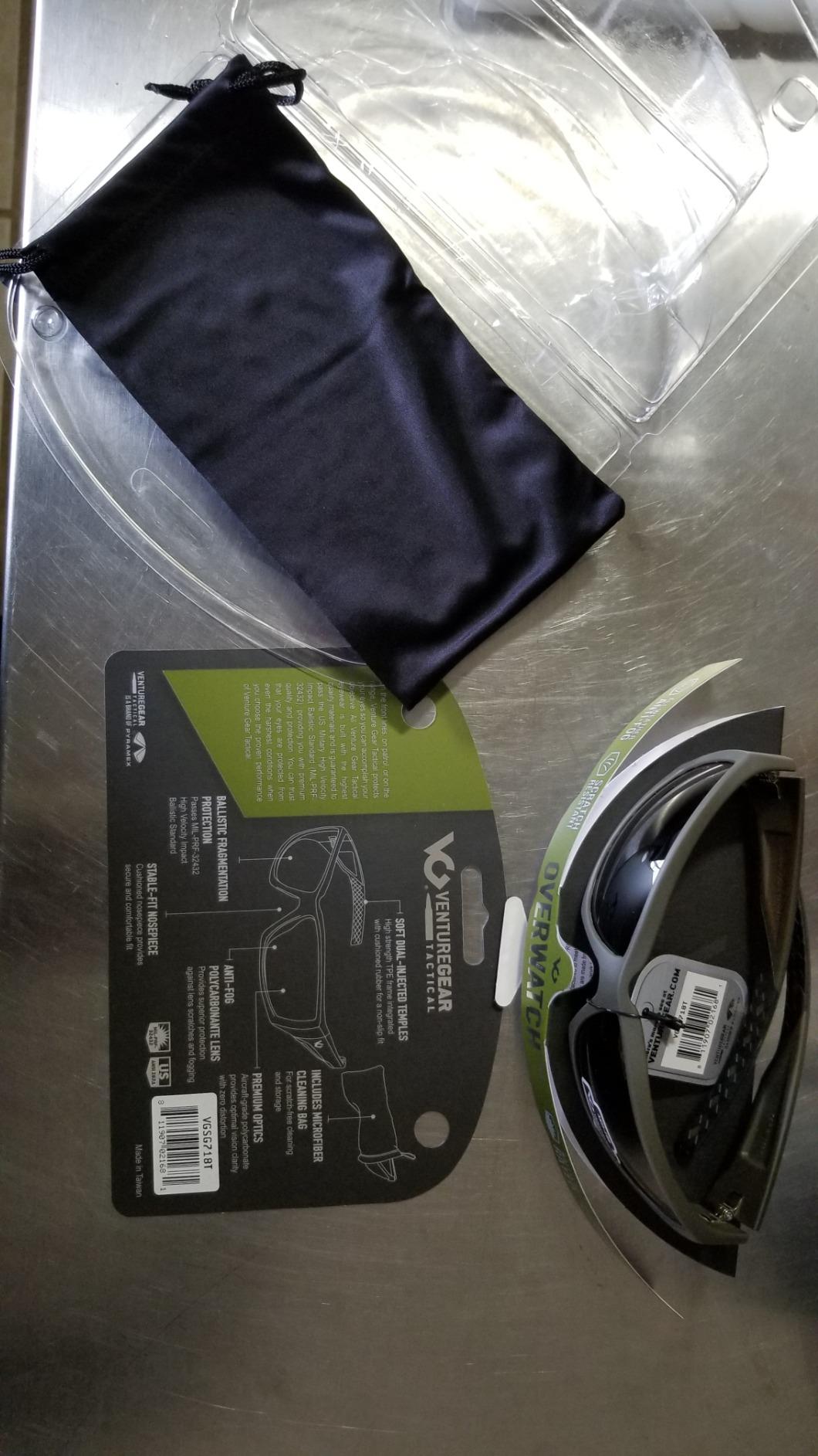 Venture Gear Overwatch Shooting Safety Sunglasses, Forest Gray Anti-Fog Lens customer photo 1