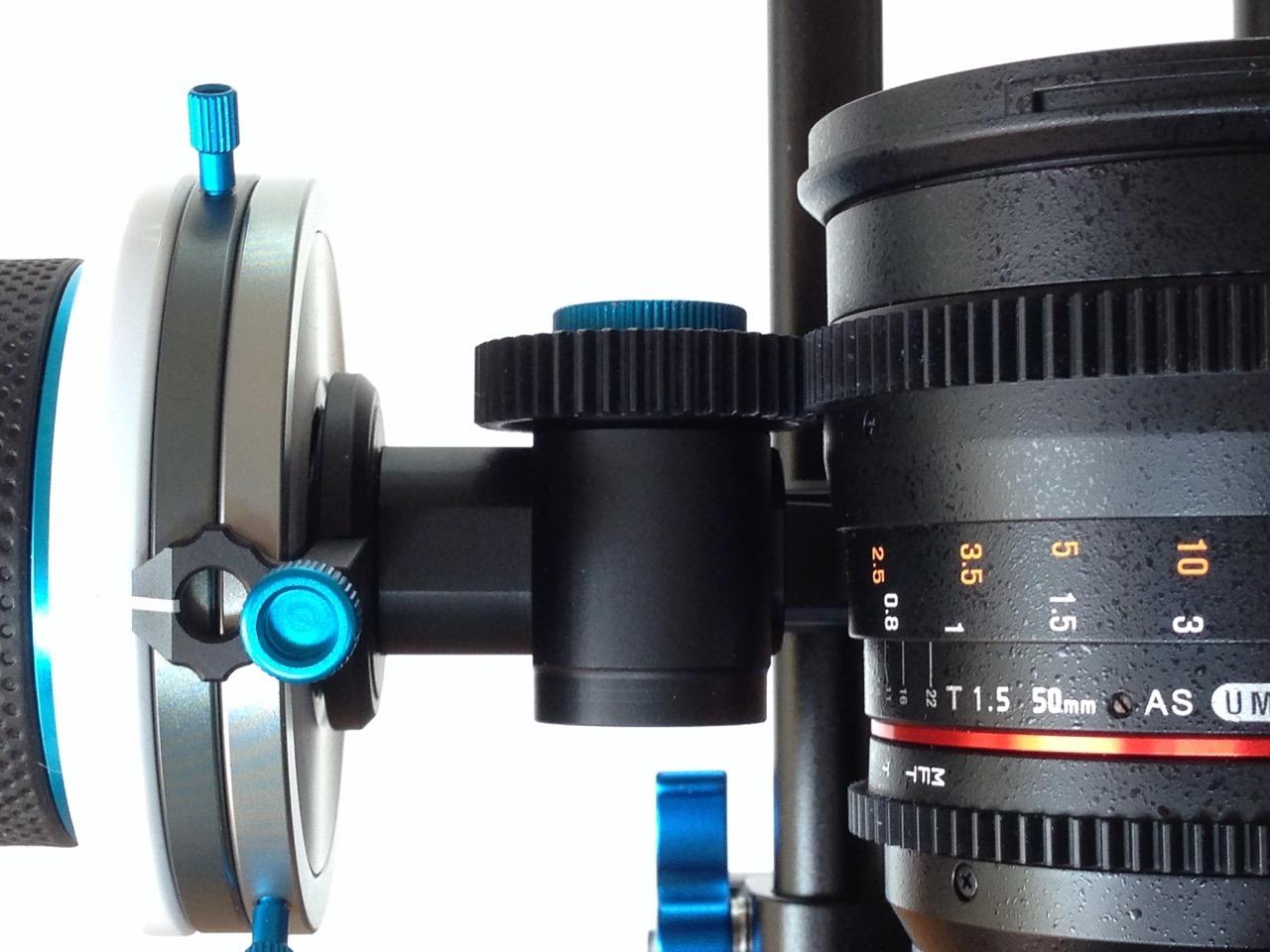 Fotga DP500III Follow Focus Puller w/A/B Stop, 15mm Quick Release Rod Clamp for Canon Nikon Sony Blackmagic DSLR Cinema Camera Video Mirrorless Camera Cine Lens Film Movie Video Making No Backlash customer photo 2