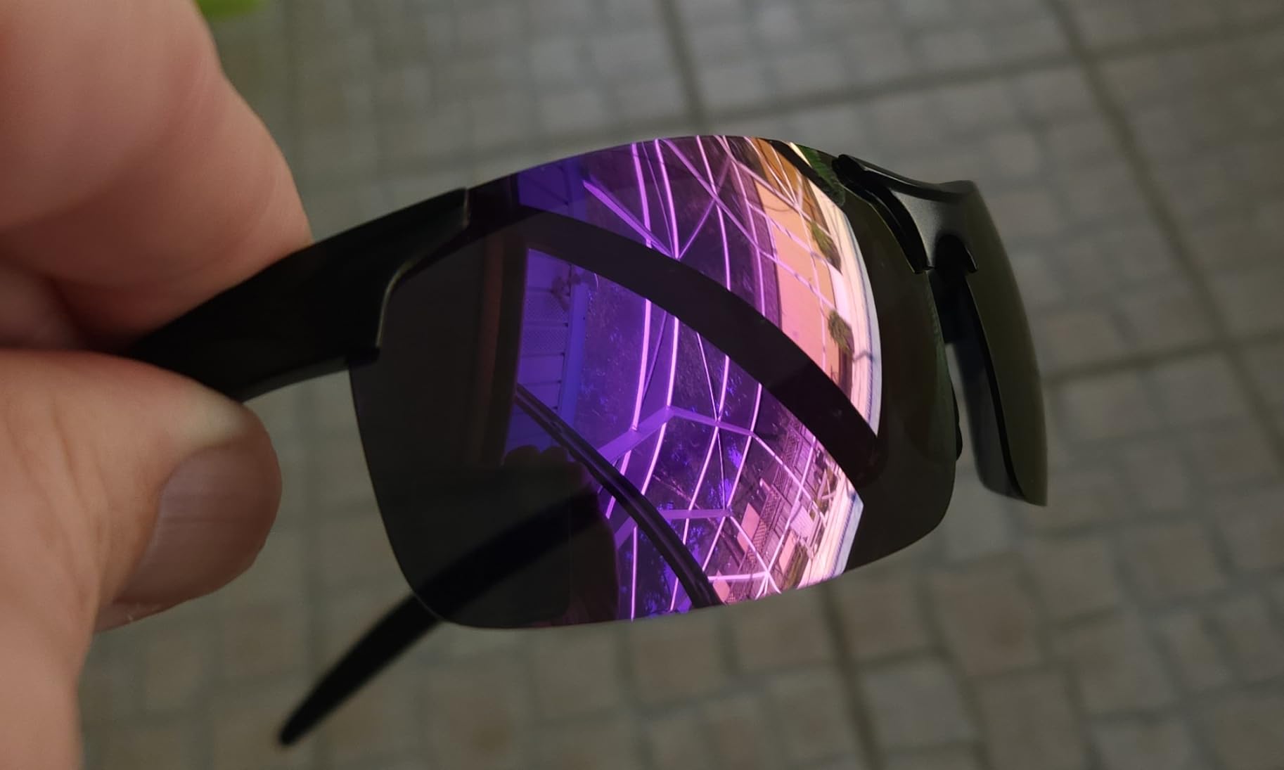 ATTCL 0.9 oz Polarized Sunglasses Men Sports: UV Protection Anti Glare Wrap Around Lightweight Metal Fishing Golf Running customer photo 1