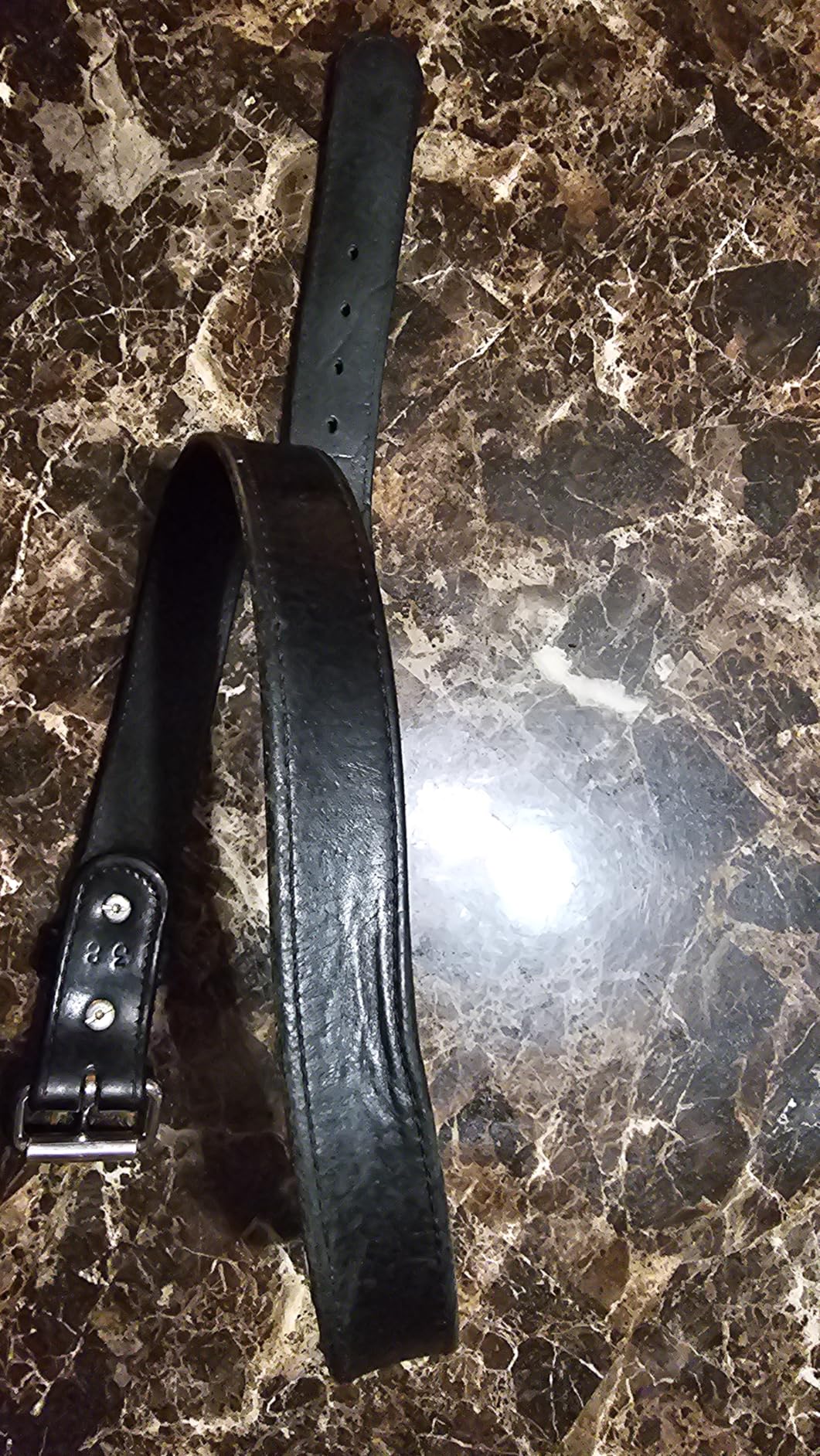 Ultimate Gun Belt for Men | Made in USA | CCW EDC Leather Gun Belt | Tactical Gun Belt for Holsters | No Sag Gunbelts customer photo 1