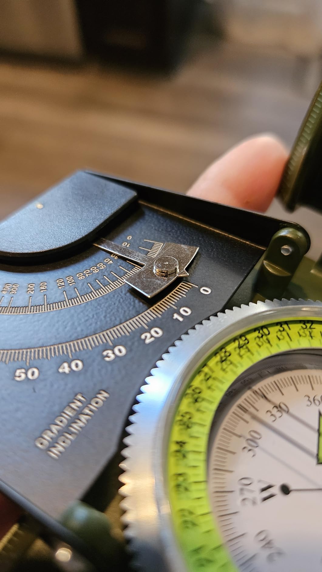 Proster Lensatic Sighting Compass IP65 Waterproof with Clinometer Bag | Waterproof Shockproof Built-in Clinometer Luminous Dial Arrow Metal Foldable Lid For Camping Hiking Hunting Geology customer photo 1