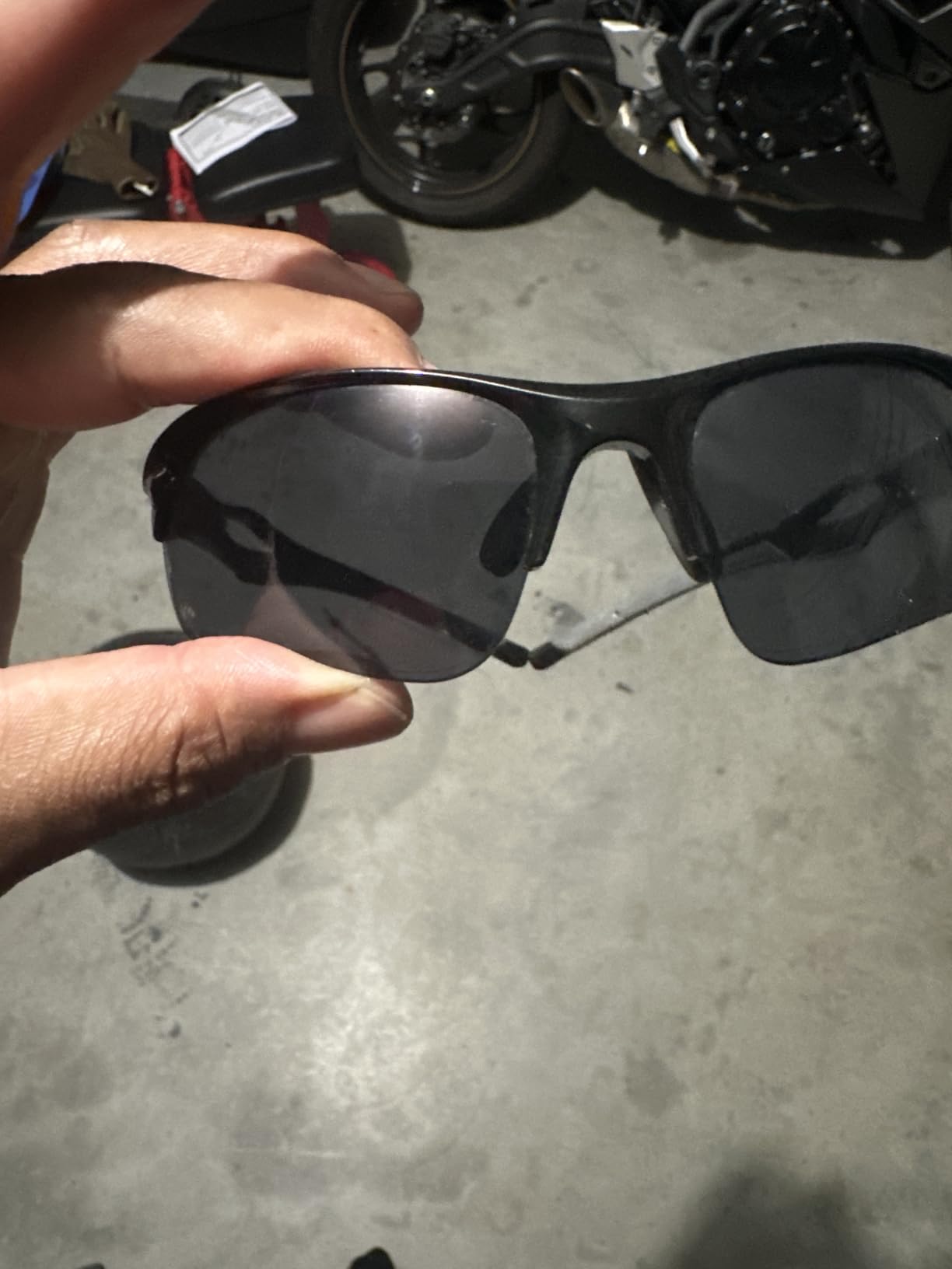 Smith & Wesson M&P Harrier Half Frame Interchangeable Shooting Glasses with Impact Resistance & Anti-Fog Lenses, Black customer photo 2