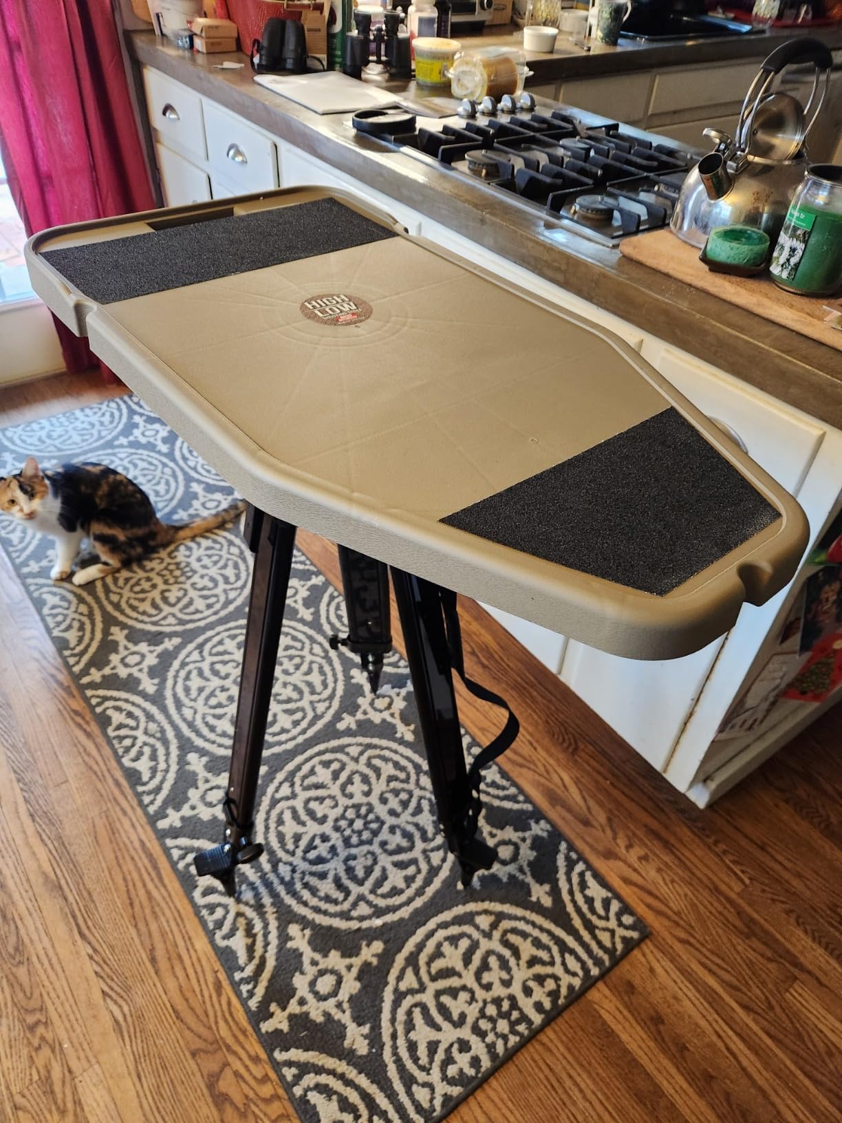 MTM HLST High-Low Shooting Table, USA Made, Dark Earth customer photo 2