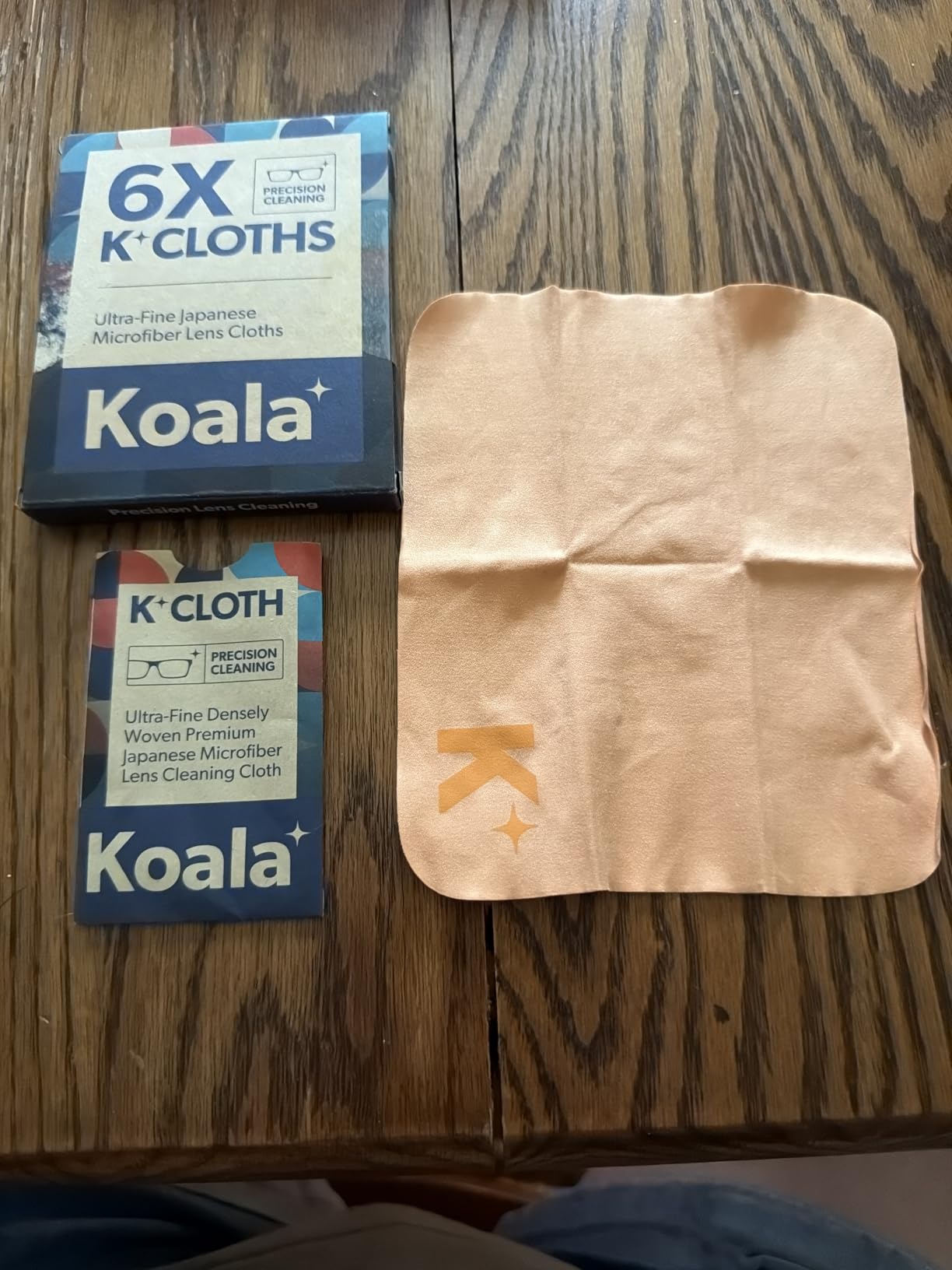 Koala Lens Cleaning Cloth | Japanese Microfiber | Black & Green (Pack of 6) customer photo 2