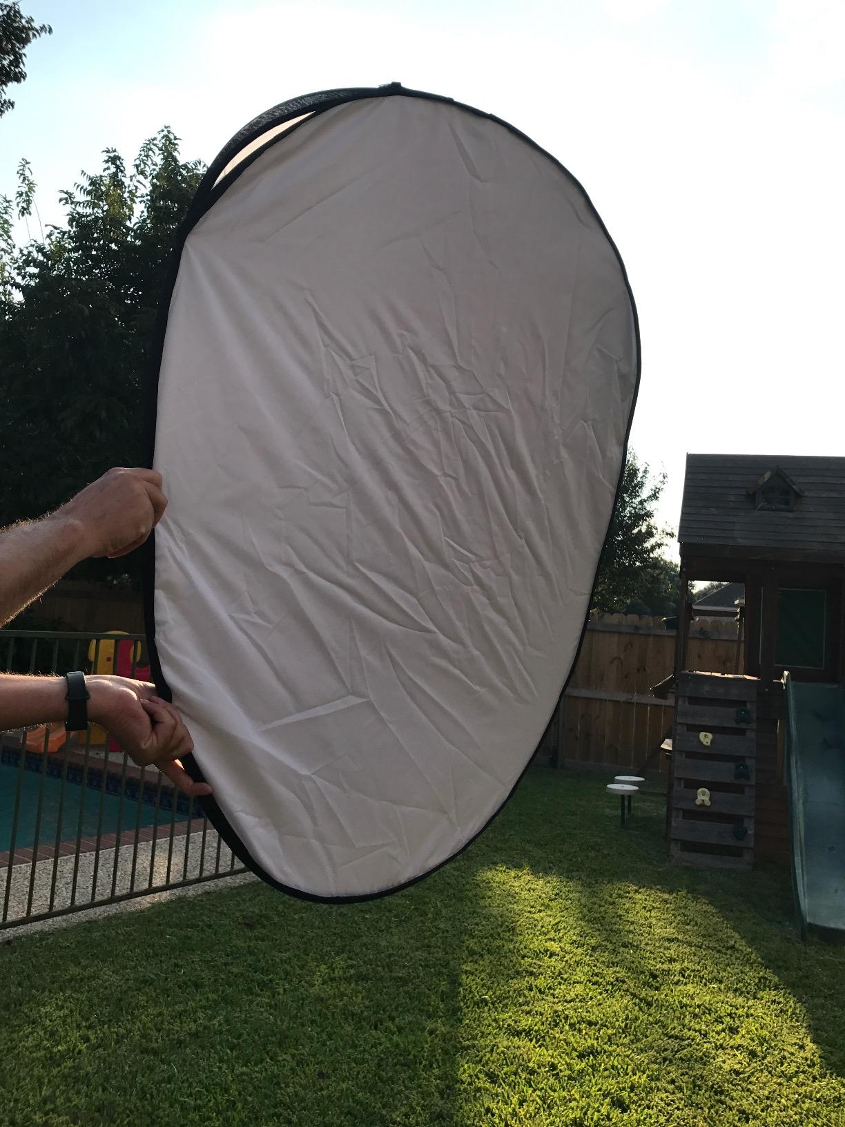 24x36inch 5 in 1 Photography Reflector Light Diffuser 60x90cm | Collapsible Reflector Diffuser For Portrait, Product Photography Reflector And Studio Lighting Reflector With Carrying Bag customer photo 1