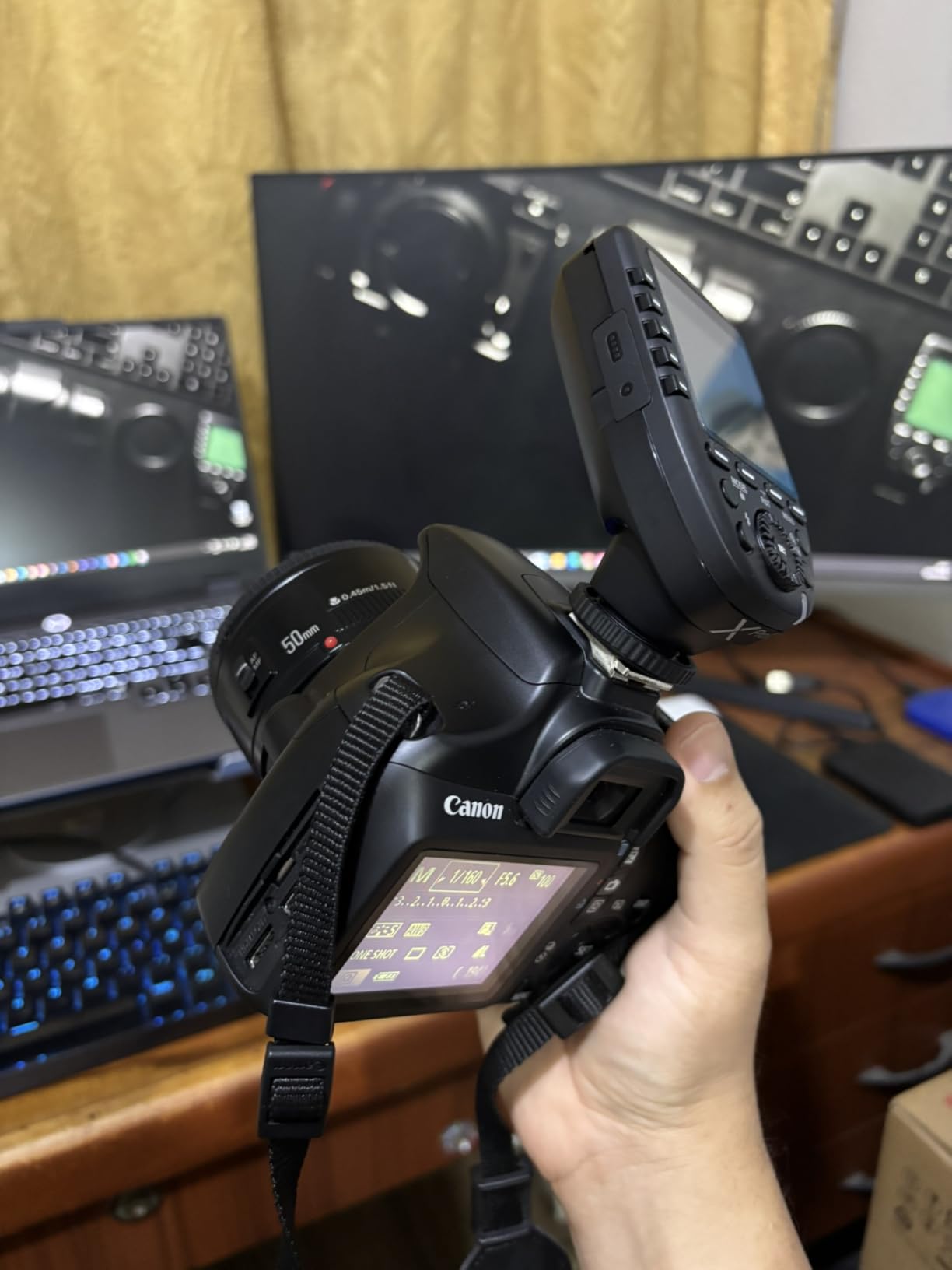 Godox XproC TTL Wireless Flash Trigger for Canon - 1/8000s HSS, Large Slanted Display, 5 Group Buttons customer photo 2