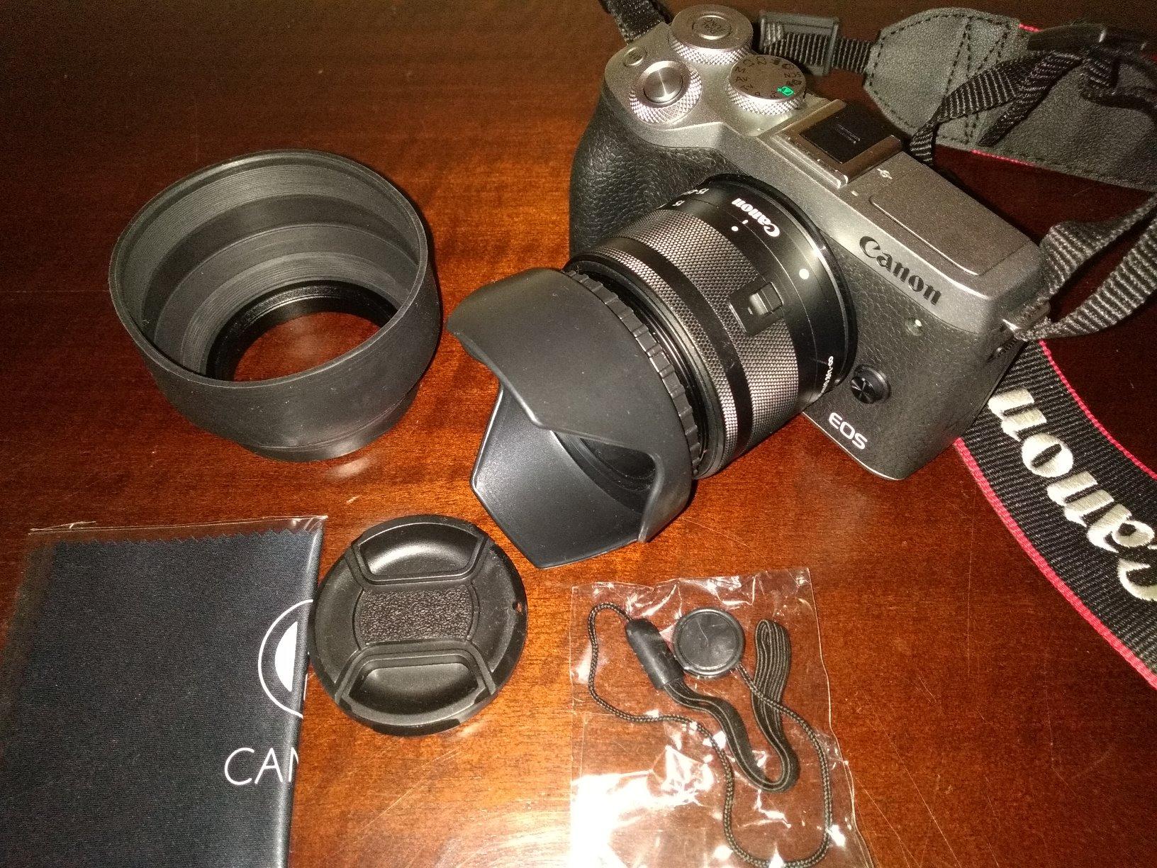 58mm Set of 2 Camera Lens Hoods and 1 Lens Cap - Rubber (Collapsible) + Tulip Flower - Sun Shade/Shield - Reduces Lens Flare and Glare - Blocks Excess Sunlight customer photo 2