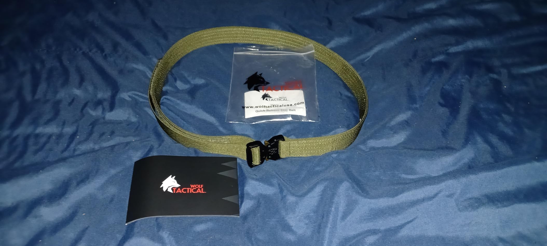 WOLF TACTICAL Heavy Duty Quick-Release EDC Belt - Stiffened 2-Ply 1.5-Inch Nylon Gun Belt customer photo 2