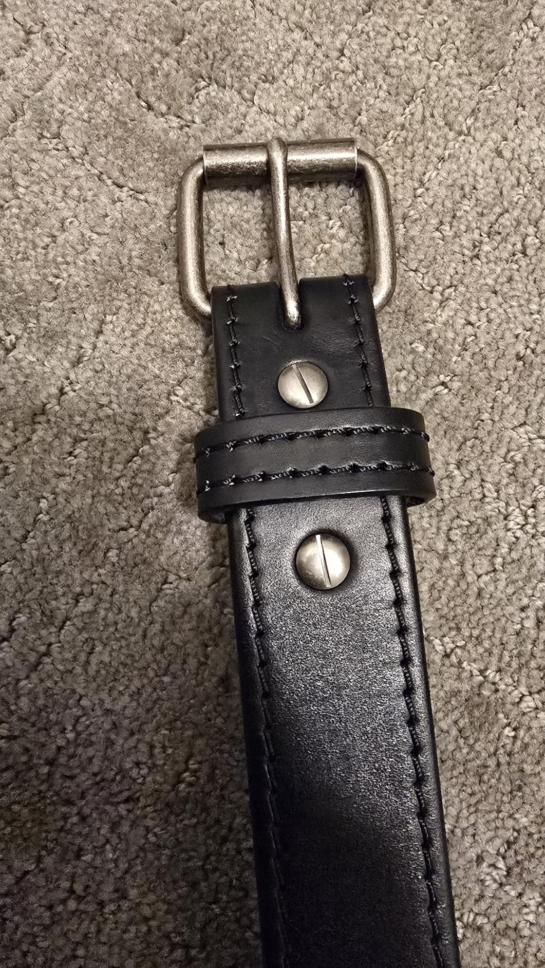 Concealed Carry CCW Gun Belt, 100% Full Grain Leather | 1.5in Wide | Designed for Holsters customer photo 1