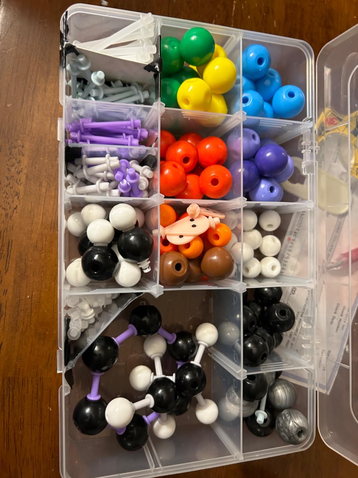 LINKTOR Chemistry Molecular Model Kit (444 Pieces), Student or Teacher Set for Organic and Inorganic Chemistry Learning, Motivate Enthusiasm for Learning and Raising Space Imagination, A Fullerene Set customer photo 2