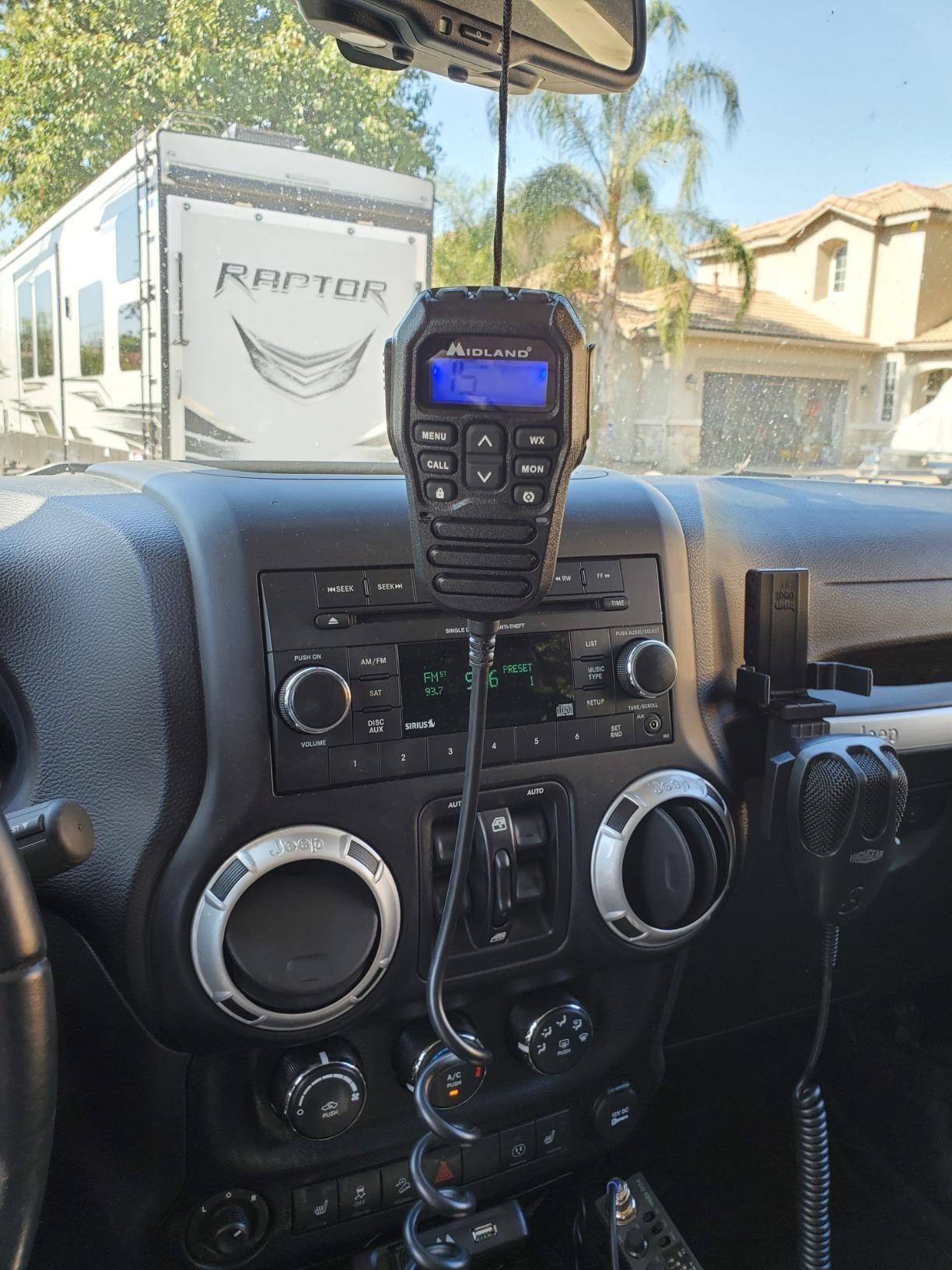Midland MXT275 MicroMobile GMRS Radio - 15 watts Two-Way Radio with Integrated Control Microphone - Overland Caravanning Tractors - Detachable External Magnetic Mount Antenna - 8 Repeater Channels customer photo 1