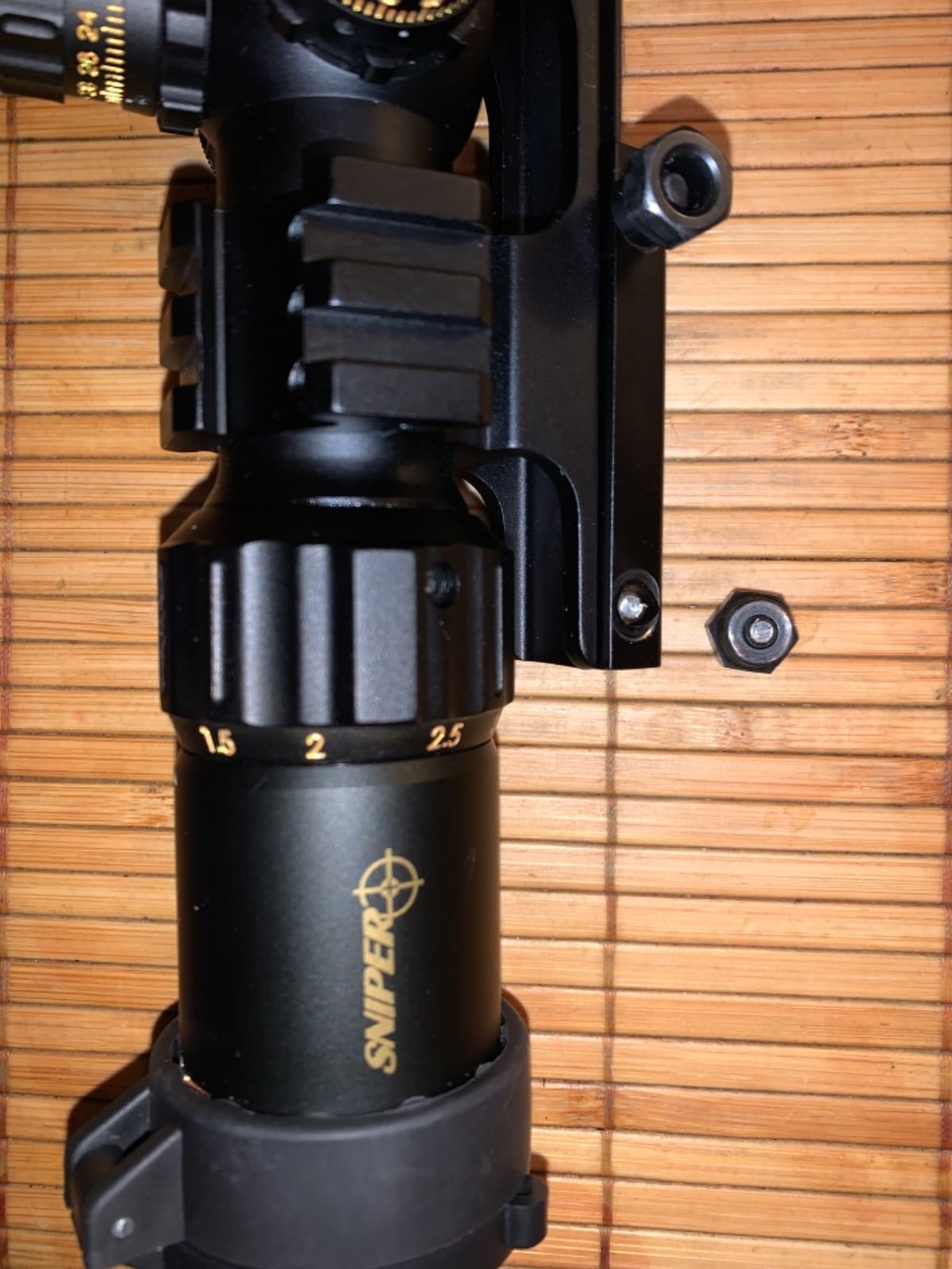 Sniper Rifle Scope 1-4X28 LPVO Scope Compact Mil-Dot Reticle with One-Piece Mount (NT1-4X28L) customer photo 2