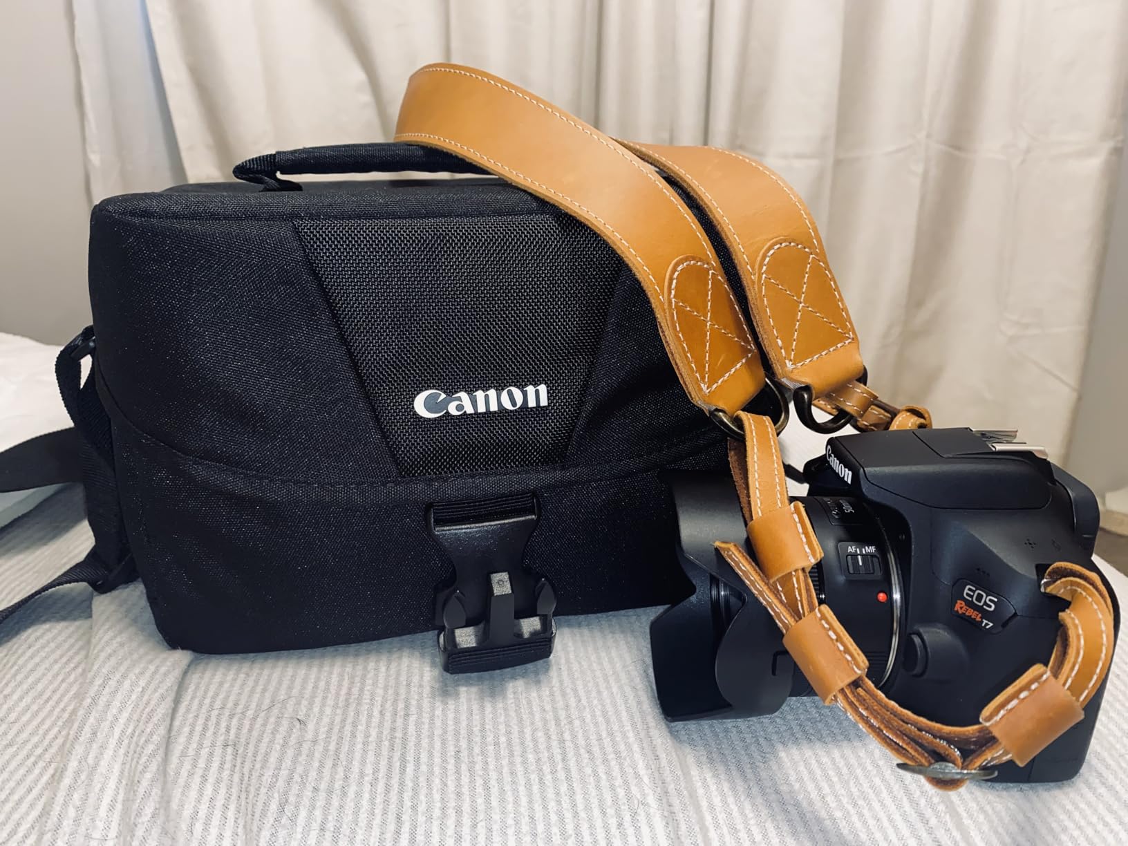 MegaGear Sierra Genuine Full-Grain Leather Camera Strap - Vintage Shoulder & Neck Strap customer photo 2