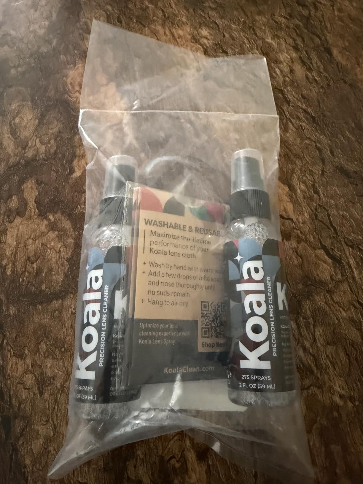 Koala Eyeglass Lens Cleaner Spray Kit | Japanese Microfiber (4 Piece Set) | (2x) Glasses Cleaner Bottle + (2x) Microfiber Cloth | Alcohol Free Eyeglasses, Screen, and Camera Cleaning Kit | Made in USA customer photo 2