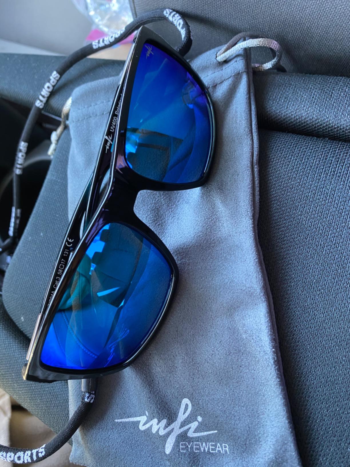 INFI Fishing Polarized Sunglasses for Men Driving Running Golf Sports Glasses Square UV Protection Designer Style Unisex customer photo 2