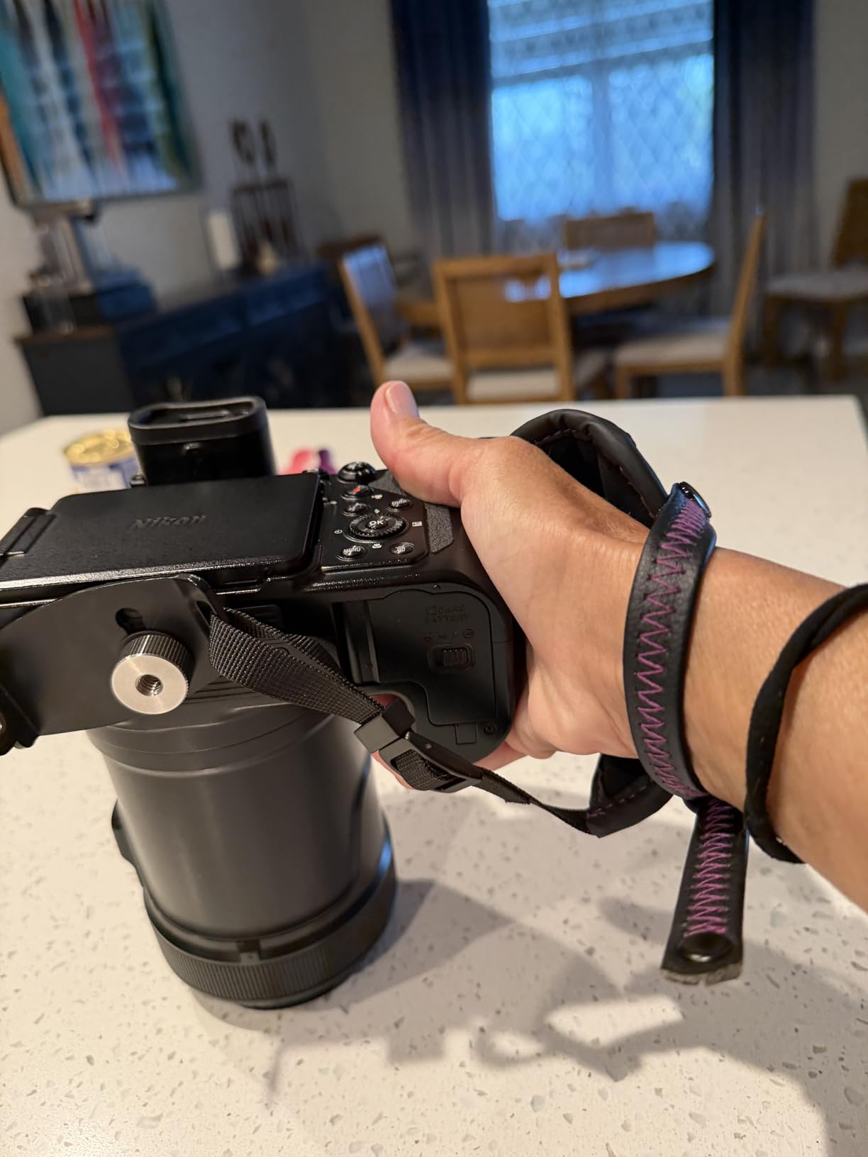 Altura Photo Camera Wrist Strap - Padded Camera Hand Strap | Secure Tether, Rapid Fire Grip for DSLR, Mirrorless Canon Nikon Sony Fujifilm Olympus Panasonic Cameras customer photo 2