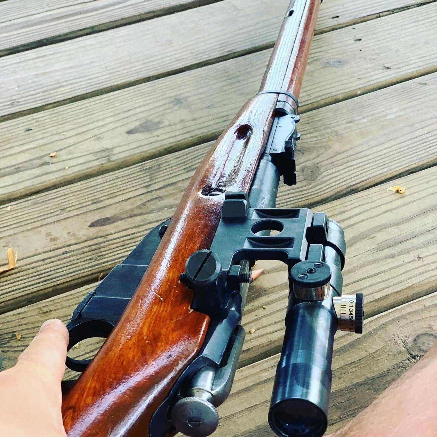 Sniper MG 4X20 Mosin Nagant 91/30 SVT-40 Riflescope with Steel Mount and Steel Tube customer photo 2