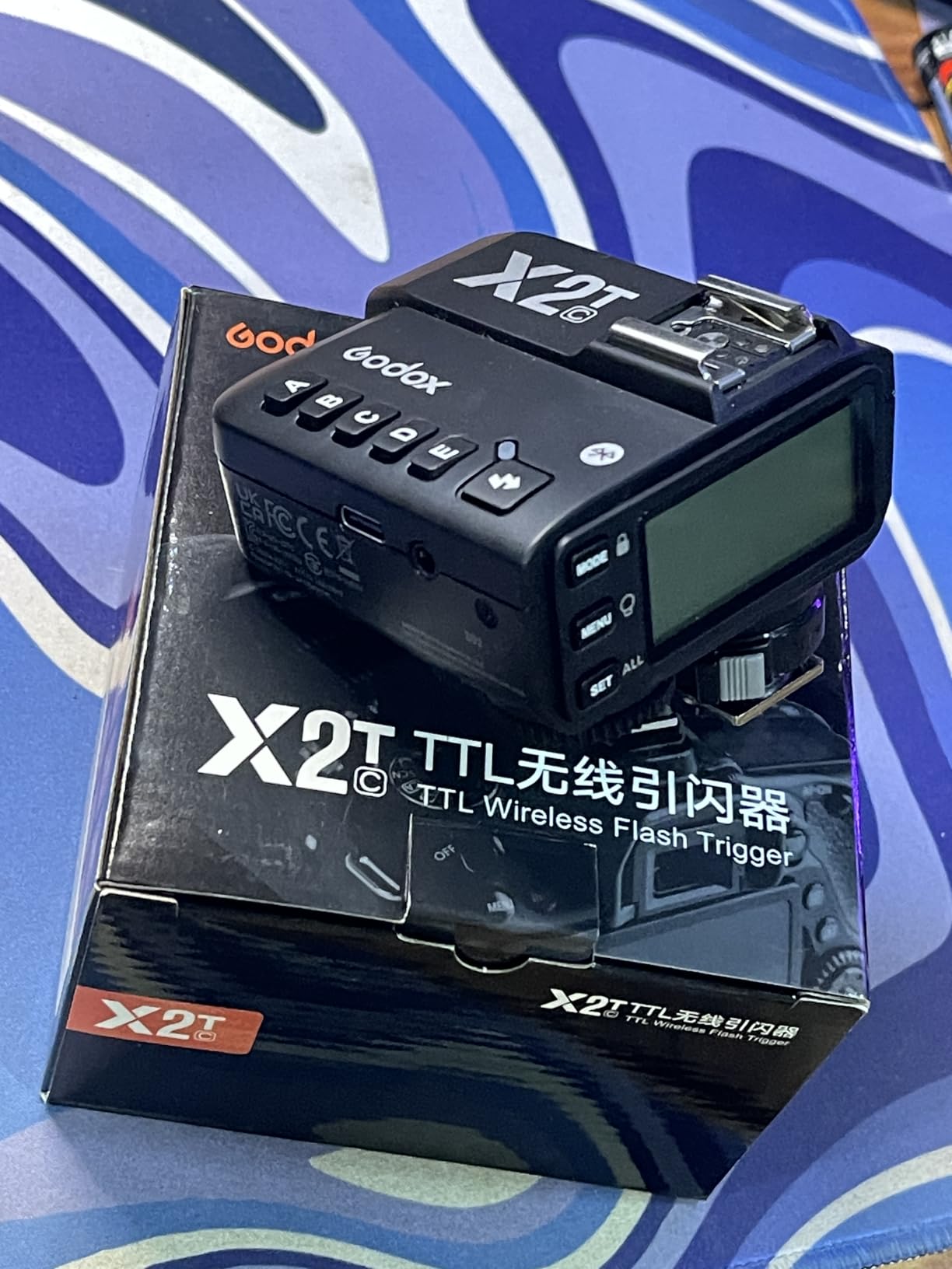 Godox X2T-C TTL Wireless Flash Trigger for Canon - Bluetooth, 1/8000s HSS, 5 Group Buttons customer photo 1