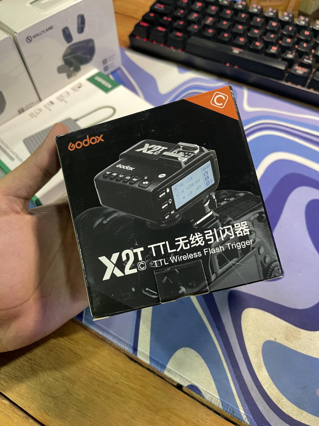 Godox X2T-C TTL Wireless Flash Trigger for Canon - Bluetooth, 1/8000s HSS, 5 Group Buttons customer photo 2