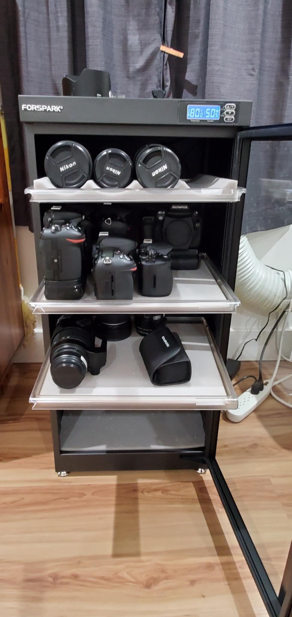 FORSPARK 125L Camera Dehumidifier Dry Cabinet, Humidity Control Storage Box customer photo 1