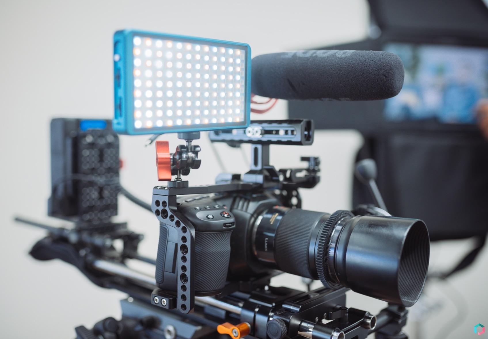 Camera Cage Kit for Blackmagic Design Pocket Cinema Camera 4K & 6K | for BMPCC 4K / 6K Cage | with NATO Handle, T5 SSD Mount | Built-in Cold Shoe, NATO Rail | Aluminum Alloy Cage customer photo 1