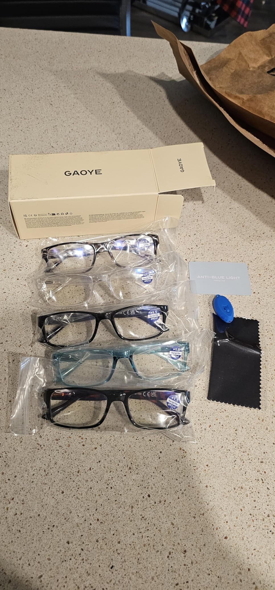 Gaoye 1.5 Professional Reading Glasses for Women All Day - Computer Readers with Blue Light Protection - Value Pack customer photo 1