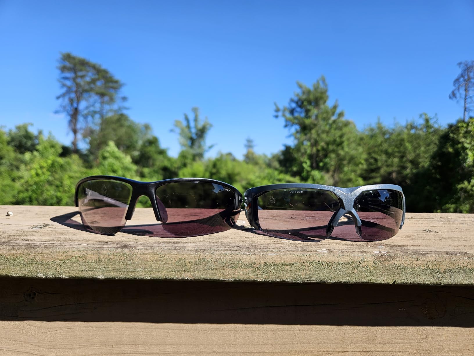 Global Vision Hercules 7 Safety Sunglasses Photochromic Auto-Darkening Clear to Smoke Lens ANSI Z87.1 customer photo 2