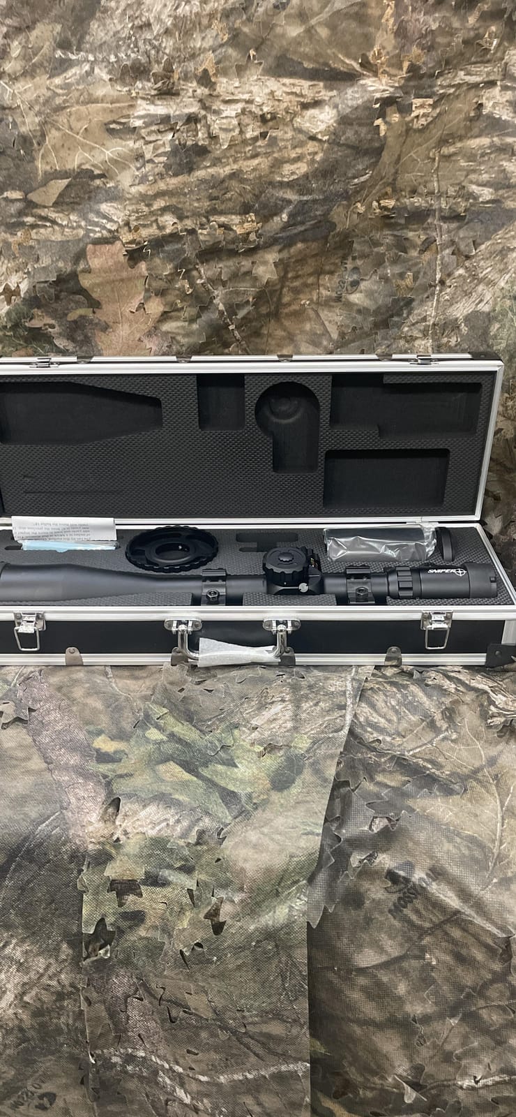 KT12-60X60SAL Long Range Rifle Scope 35mm Tube Side Parallax Adjustment with Scope Rings customer photo 1