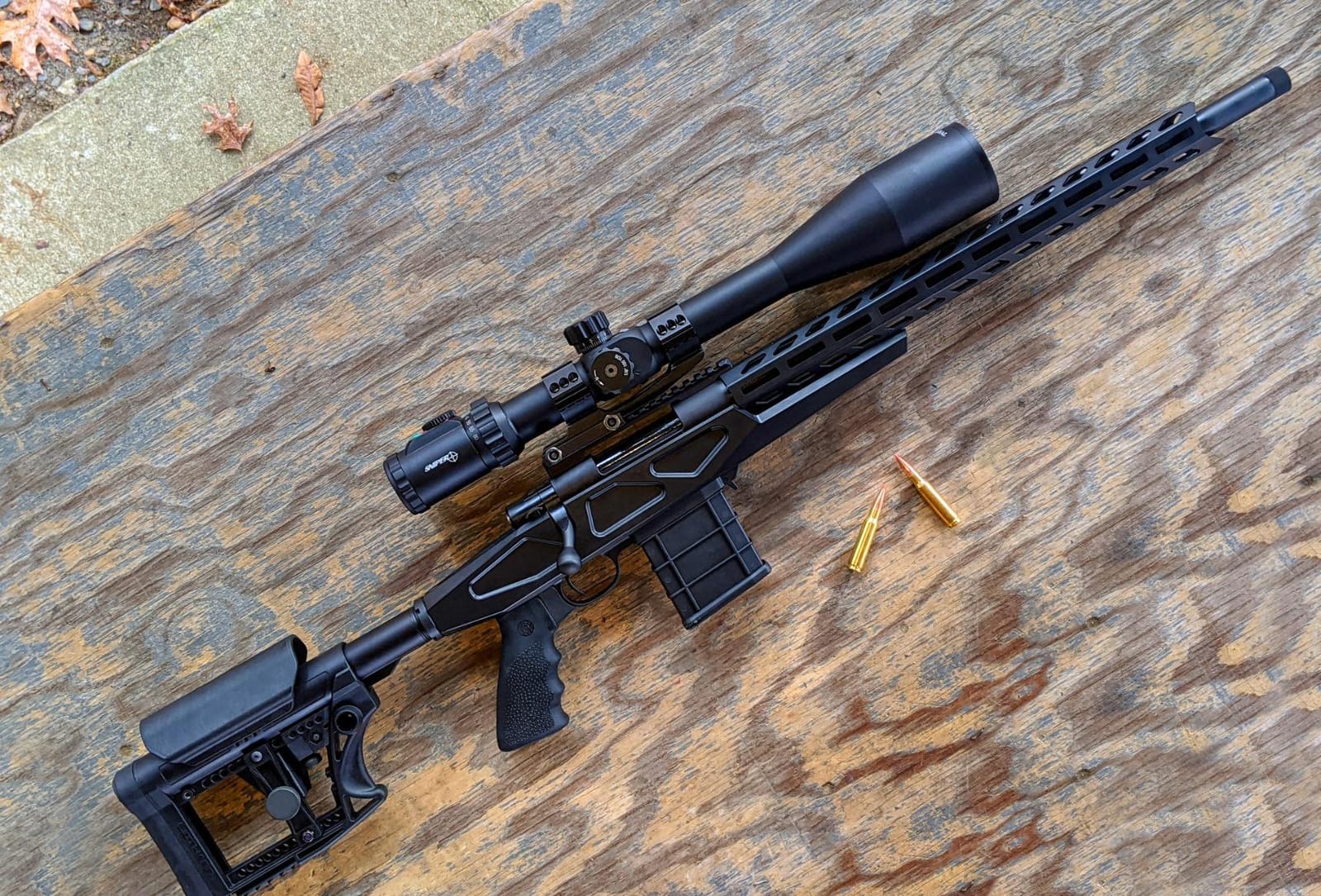 KT12-60X60SAL Long Range Rifle Scope 35mm Tube Side Parallax Adjustment with Scope Rings customer photo 2