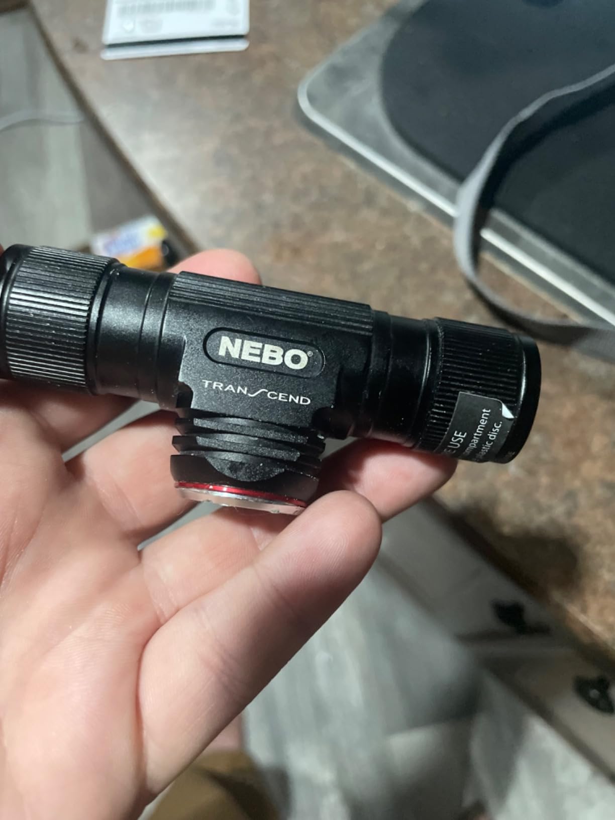 NEBO Transcend Rechargeable Headlamp, 1000 Lumens, 5 Light Modes, Detachable Magnetic Work Light, Water Resistant, Bright LED Headlight for Hiking and Camping customer photo 1