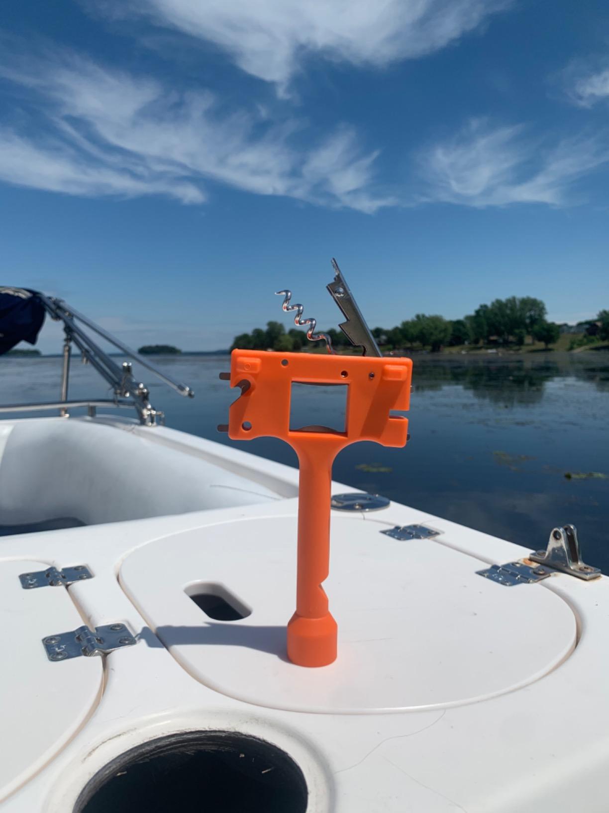 10-in-1 Boat Tool - Must-Have Boat Accessory with Gas Cap Key, Fishing Line Cutter, Bottle Opener, Whistle & More - Smart Addition to Any Boat Tool Kit for Fishing, Boating & Fun customer photo 1