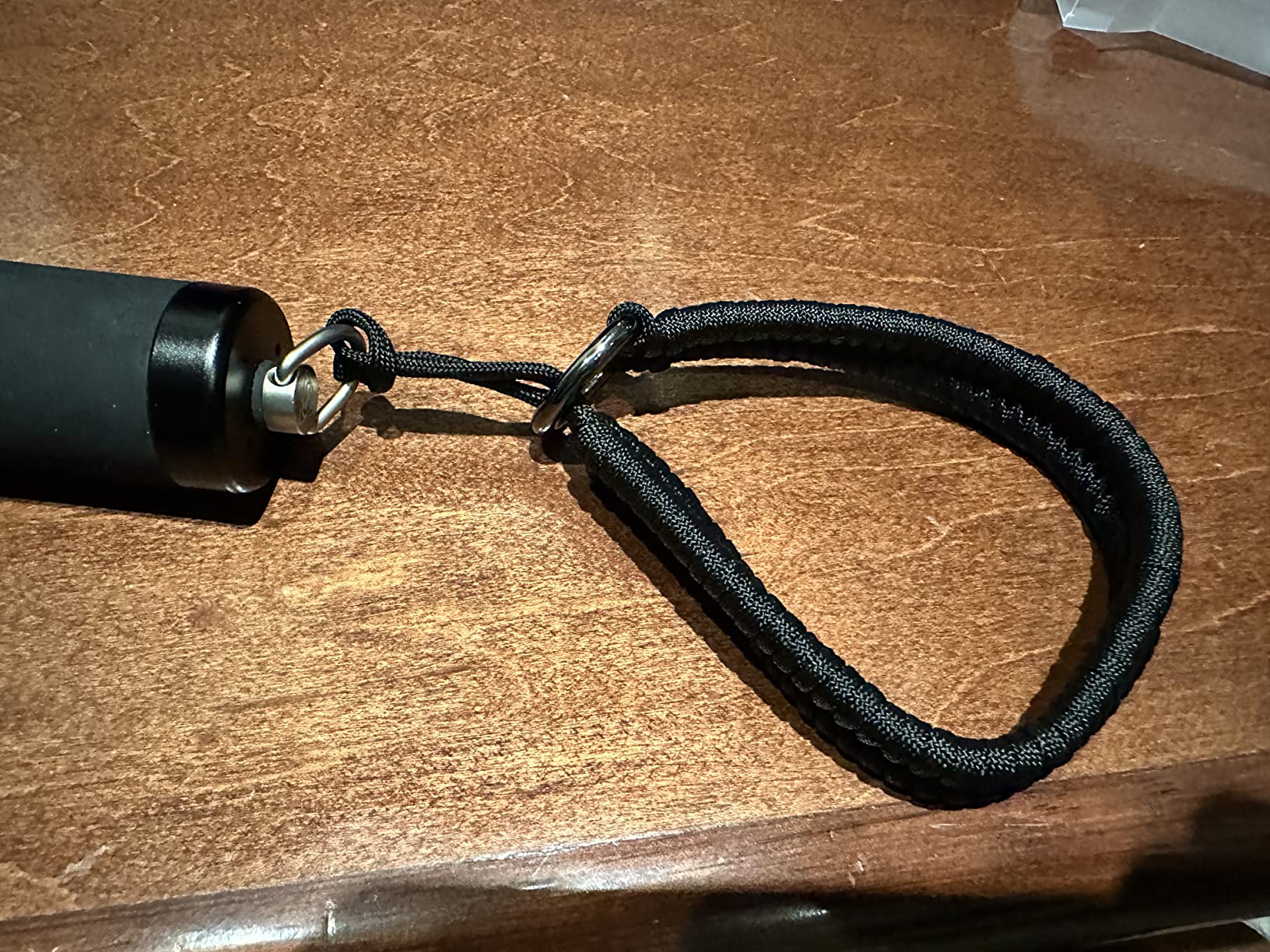 Paracord Camera Wrist Strap Lanyard, Quick Release for DSLR Mirrorless, Adjustable Black customer photo 1