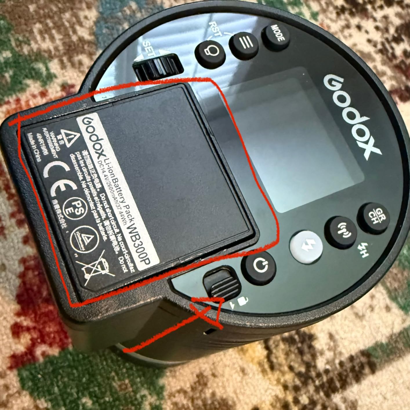 Godox AD300 Pro AD300Pro Outdoor Flash Strobe Light, 300W TTL HSS 1/8000s Studio Flash, 320 Full Power Flashes, 2600mAh Lithium Battery, 12W Modeling Lamp customer photo 2