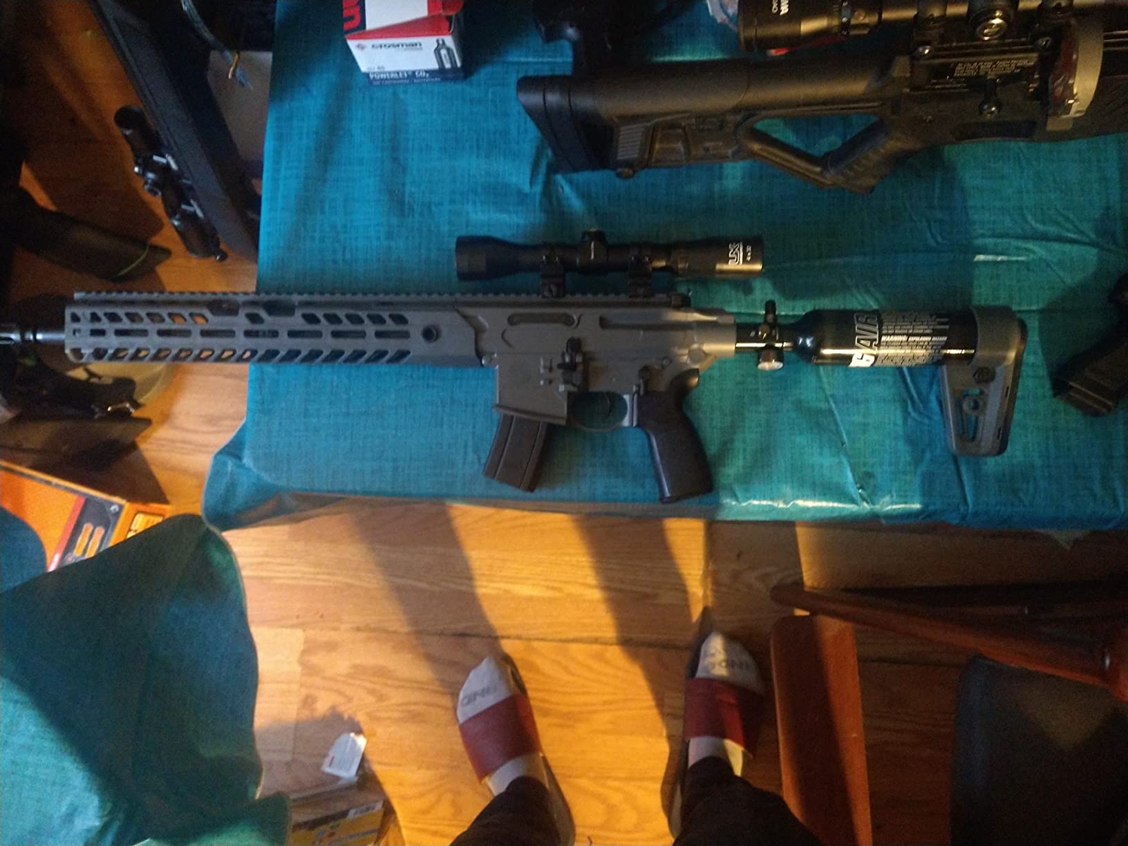 Sig Sauer MCX Virtus PCP Pellet Air Rifle | 30rd RPM .22LR Caliber Semi-Automatic Pre-Charged Pneumatic Rifle customer photo 2