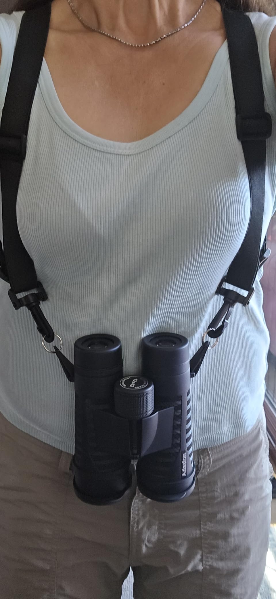 Binocular Harness Strap Best Chest Harness Strap for Hunters Photographers and Golfers (Black) customer photo 1
