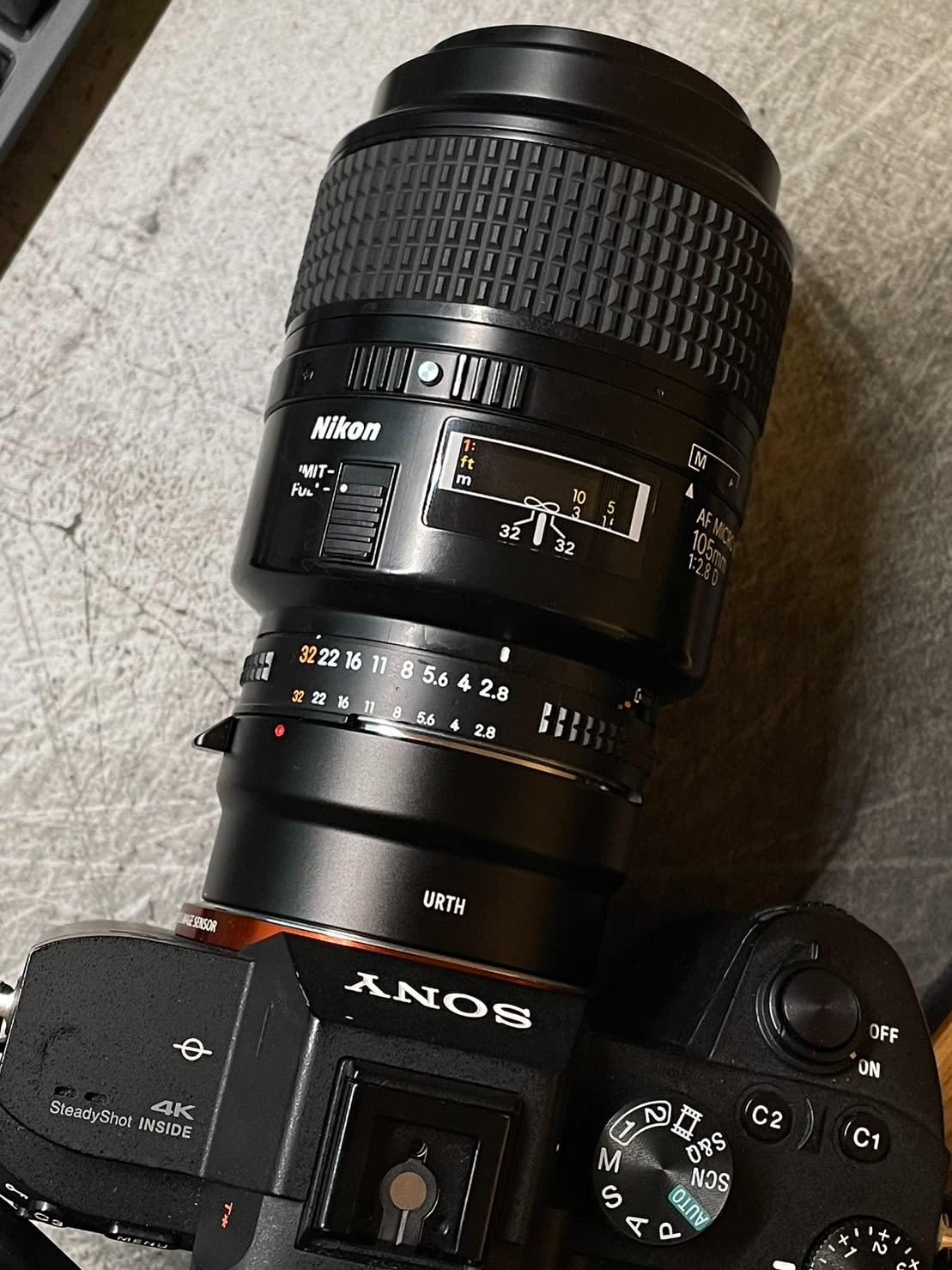 Urth Lens Mount Adapter (Manual): Compatible with Nikon F Lens to Sony E Camera Body | Hardened aluminum adapter with matte finish customer photo 1