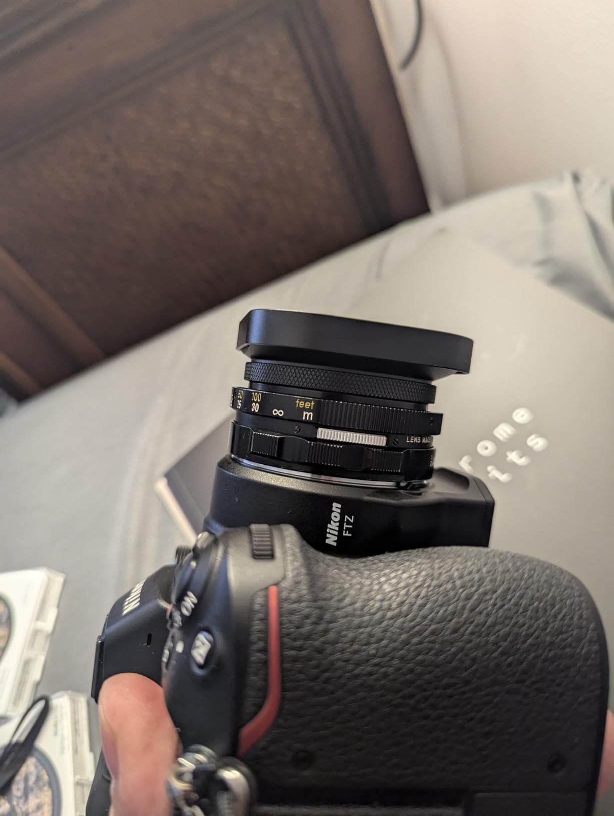 Haoge LH-E52T 52mm Square Metal Screw-in Lens Hood with Cap for 52mm Canon Nikon Sony Leica Voigtlander Nikkor Panasonic Pentax Contax Olympus Lens and Other Lens with 52mm Filter Thread customer photo 2