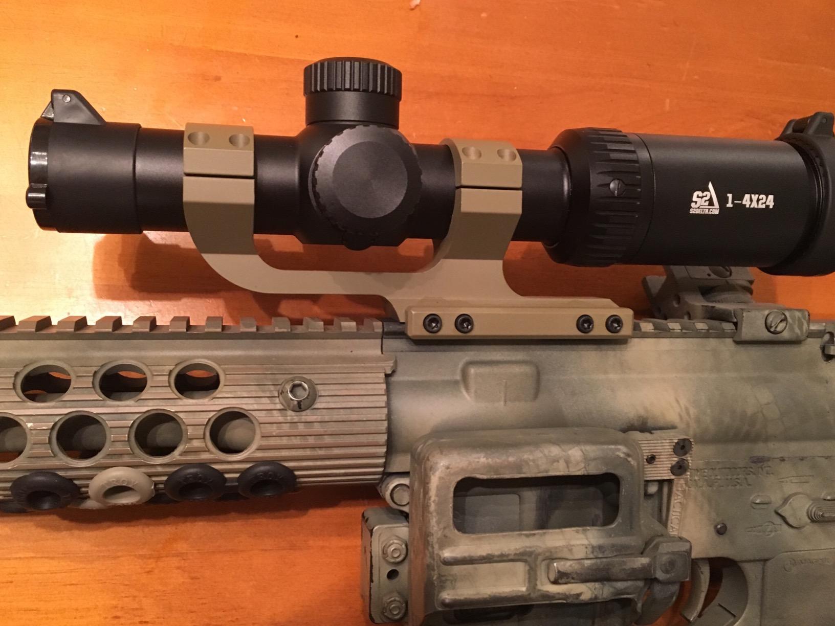 S2Delta Low Power Variable Optic (LVPO) Carbine Scope, Illuminated 5.56 BDC Reticle, 30mm Main Tube, SFP customer photo 1